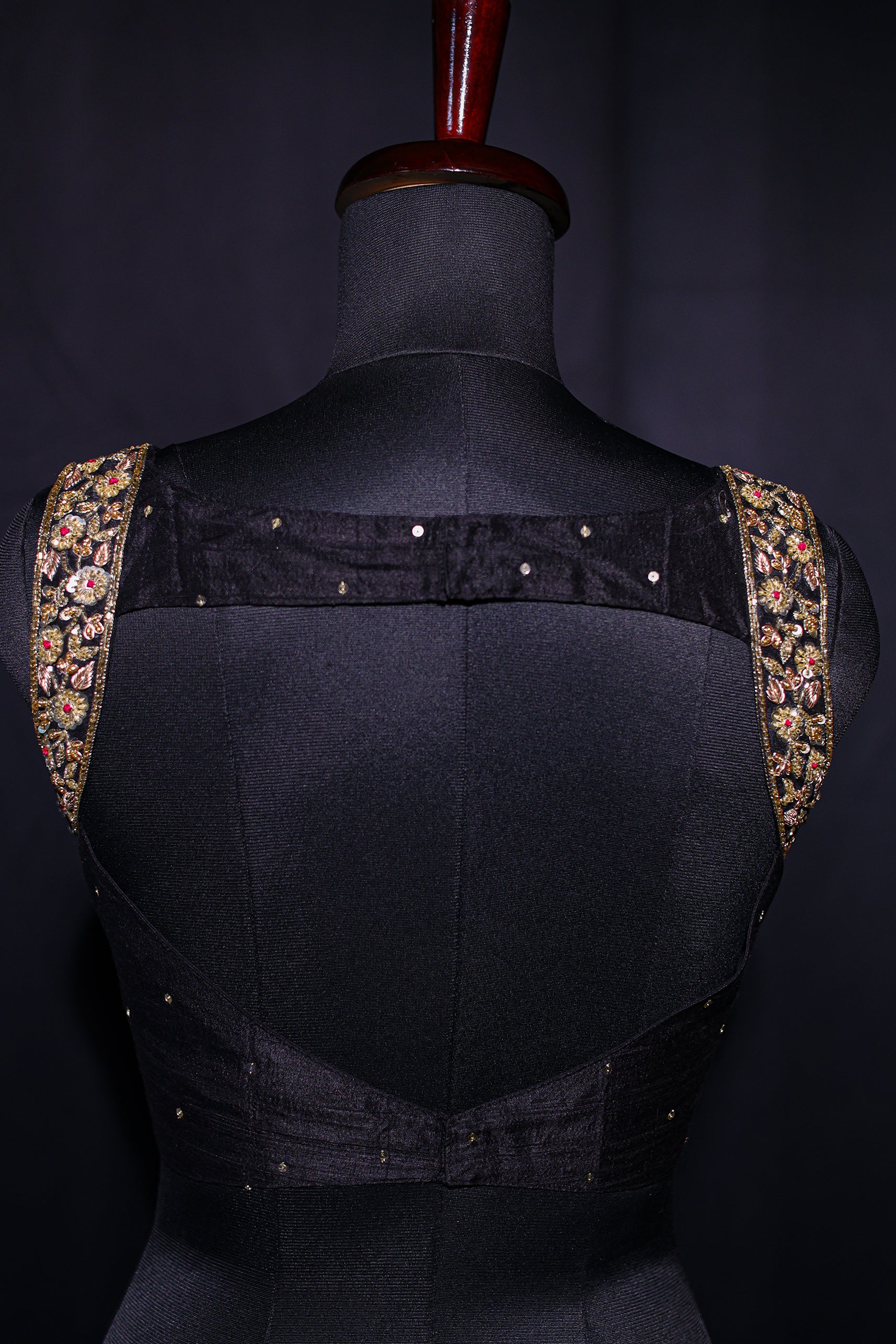 Raw Silk Sleeveless Blouse