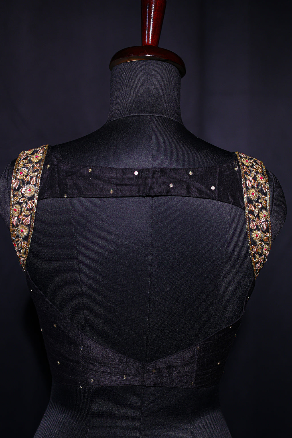 Raw Silk Sleeveless Blouse