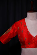 Raw Silk Zardosi Work