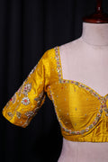 Raw Silk Zardosi Work