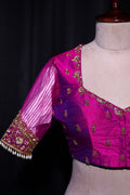 Raw Silk Net Zardosi Work