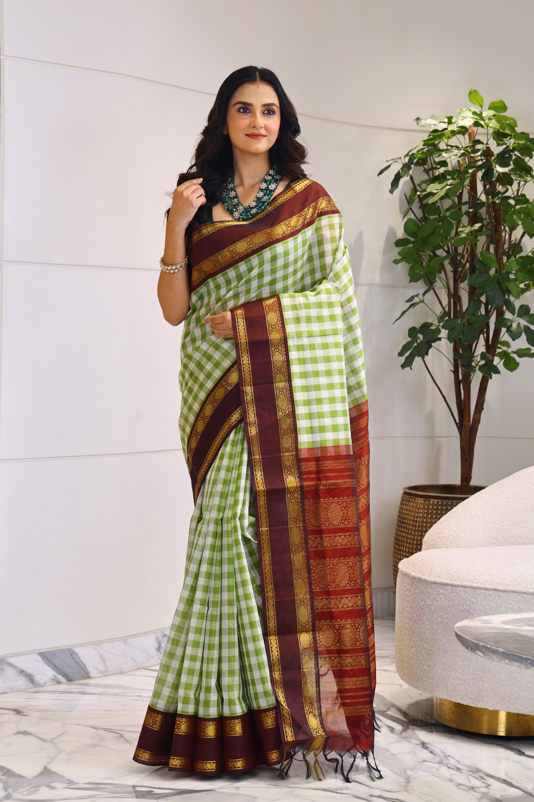 Checks Sico Kanjivaram