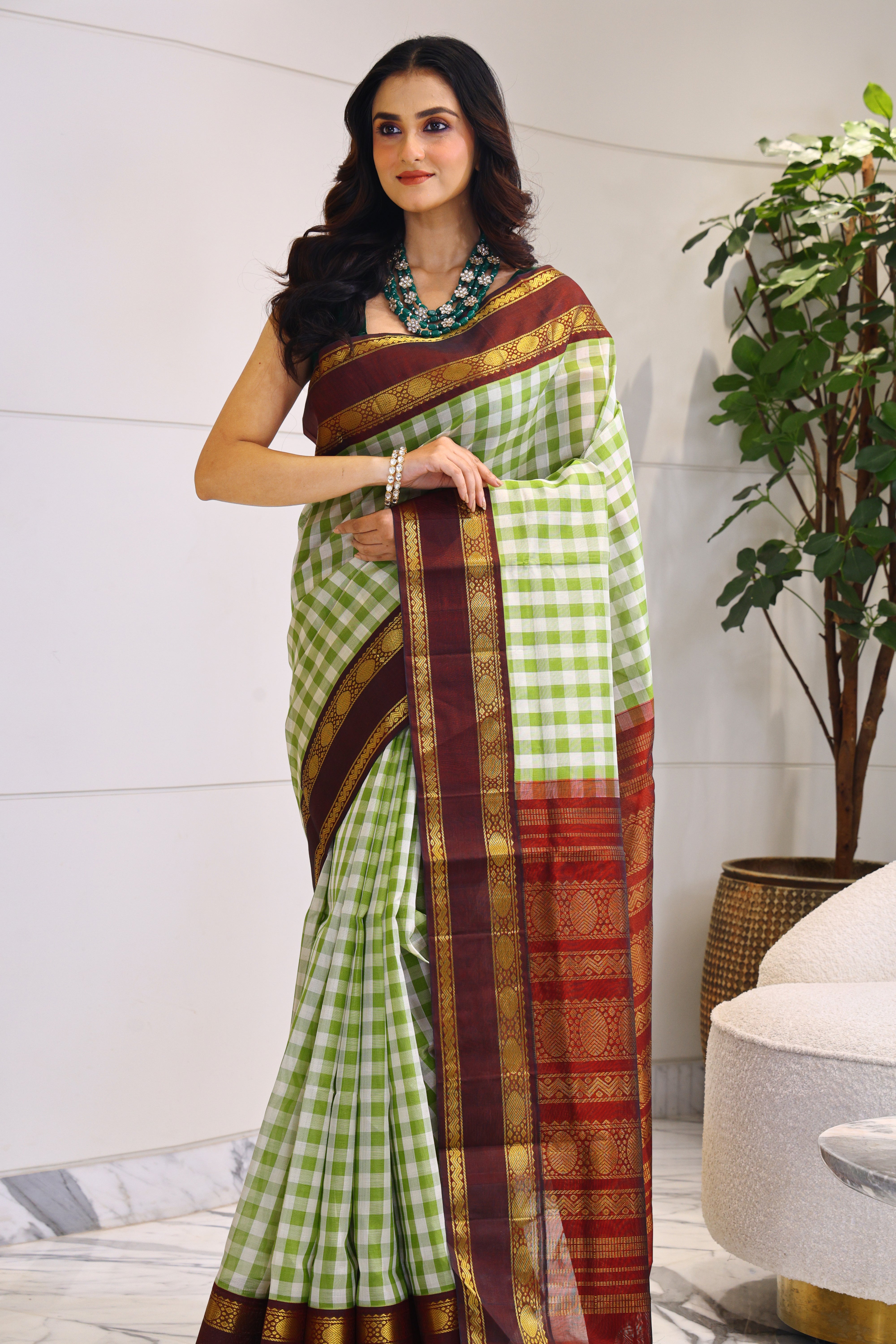 Checks Sico Kanjivaram