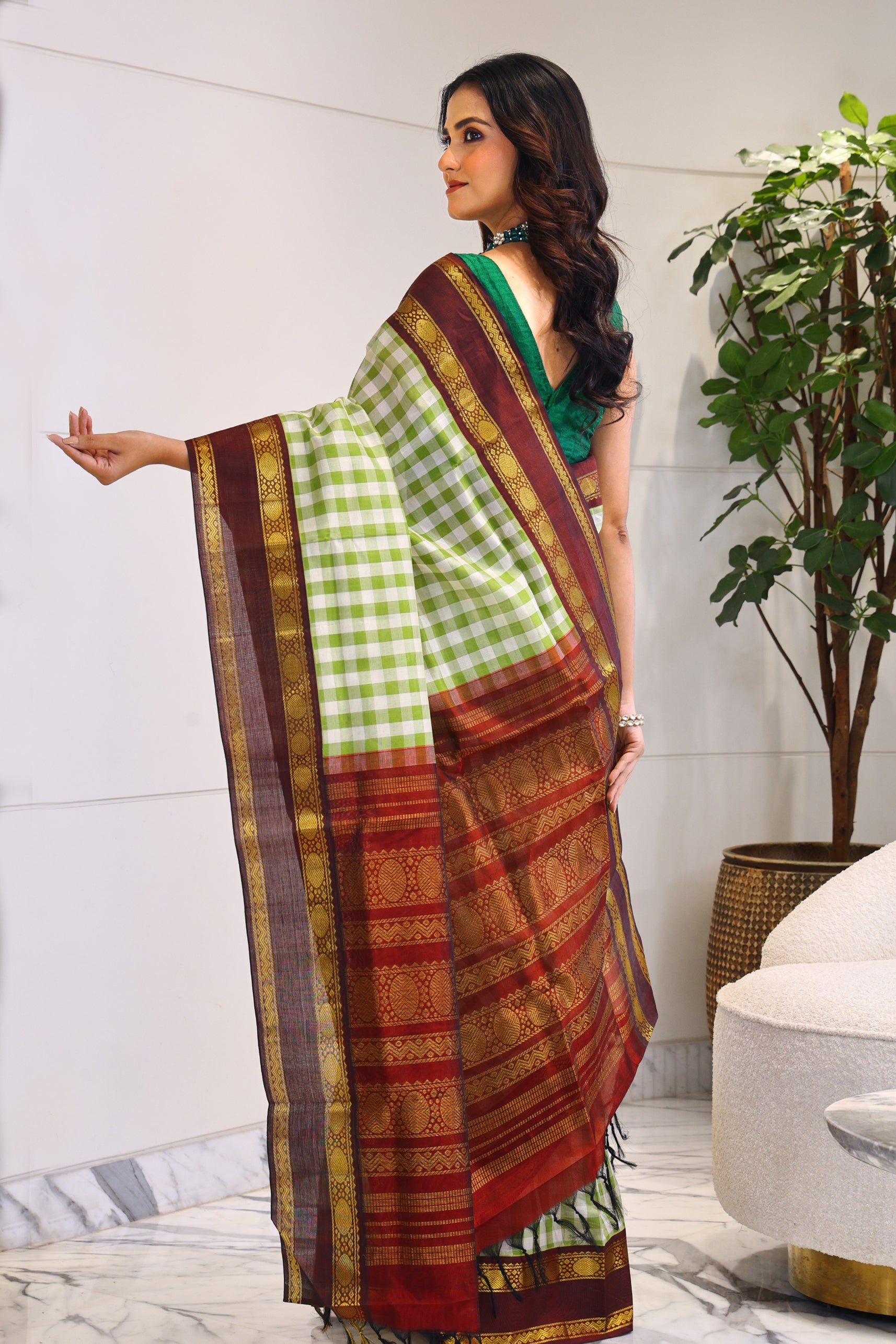 Checks Sico Kanjivaram