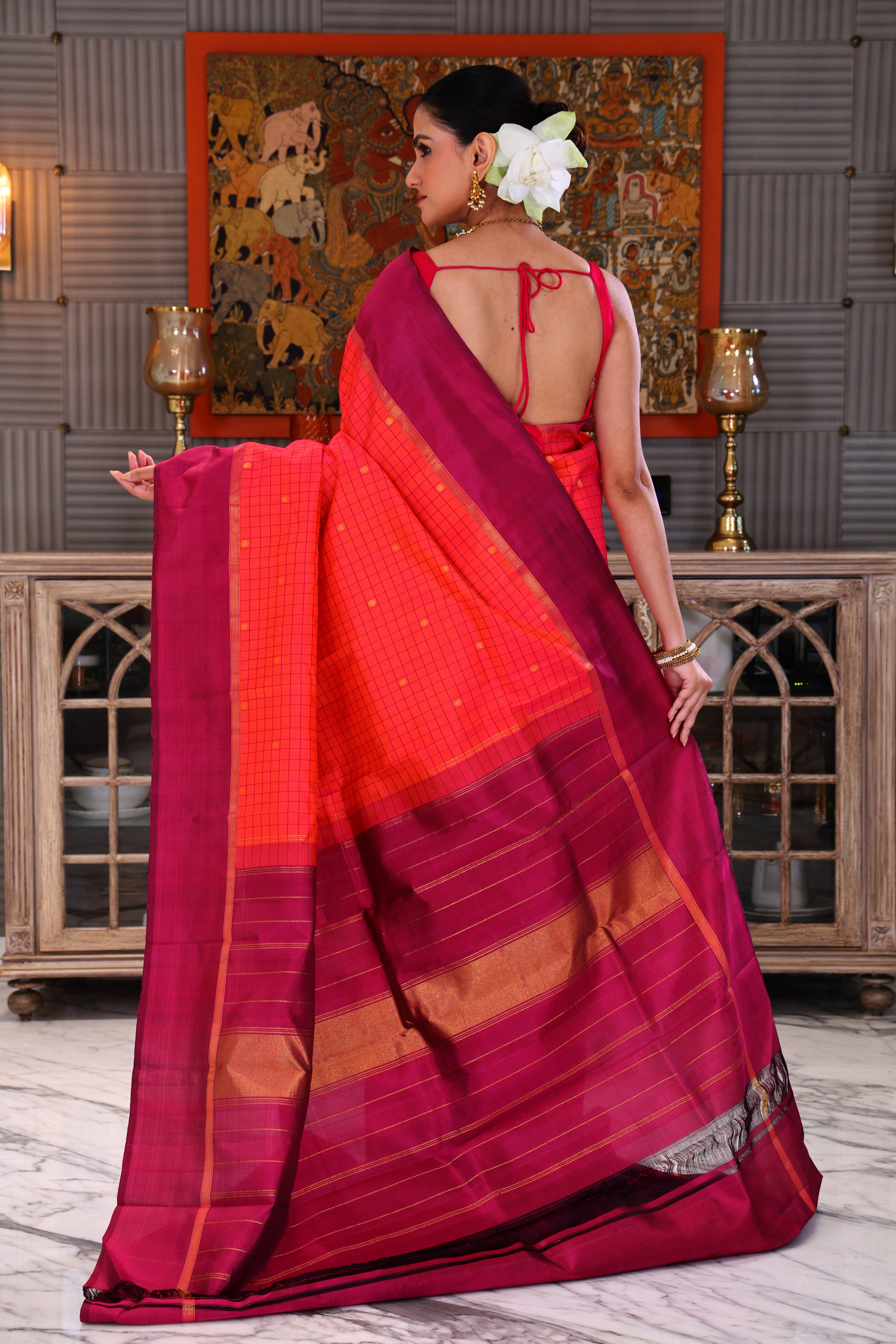 Checks Kanjivaram