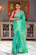 Tussar Dual Tone Jamdani