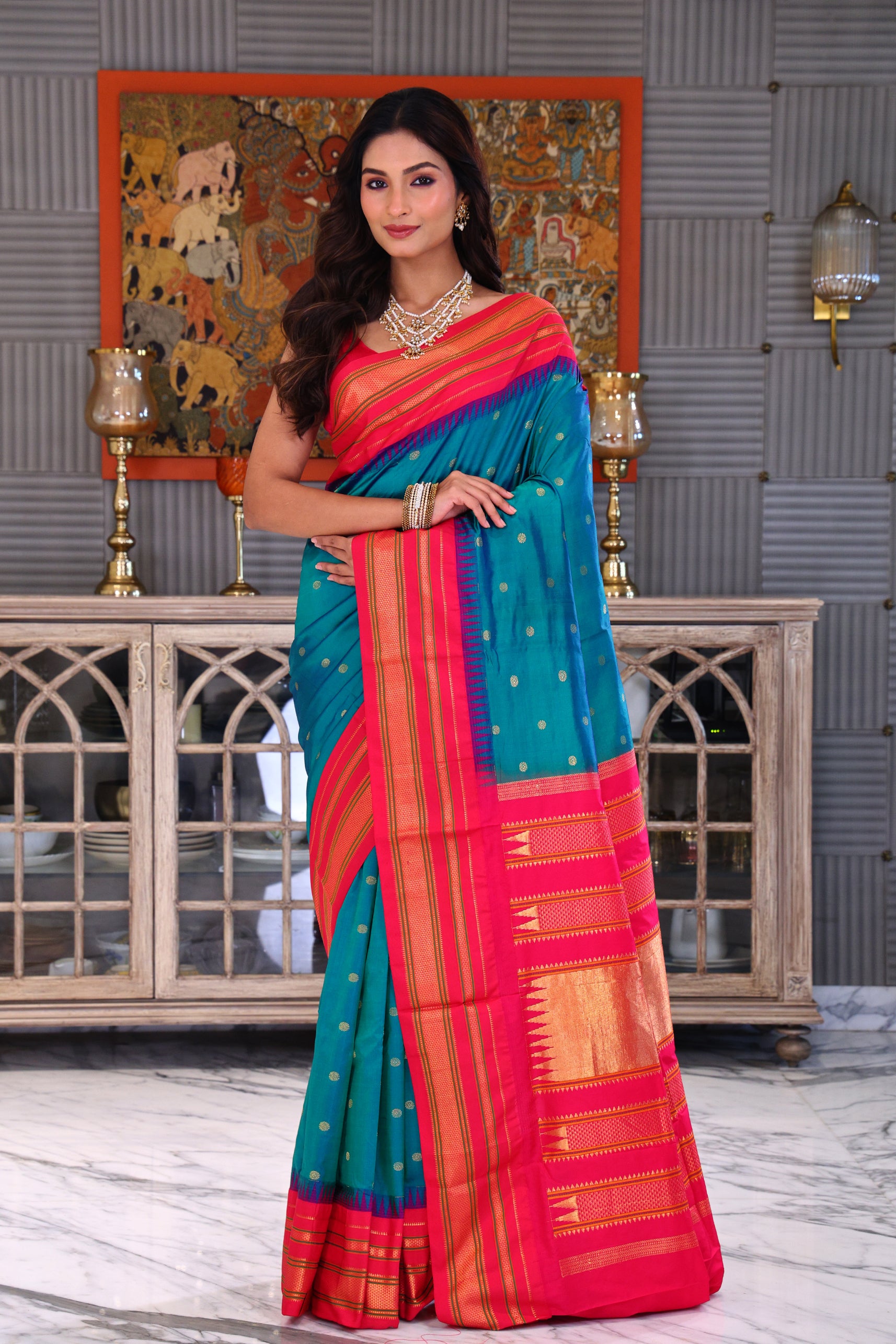 Silk Paithani Powerloom