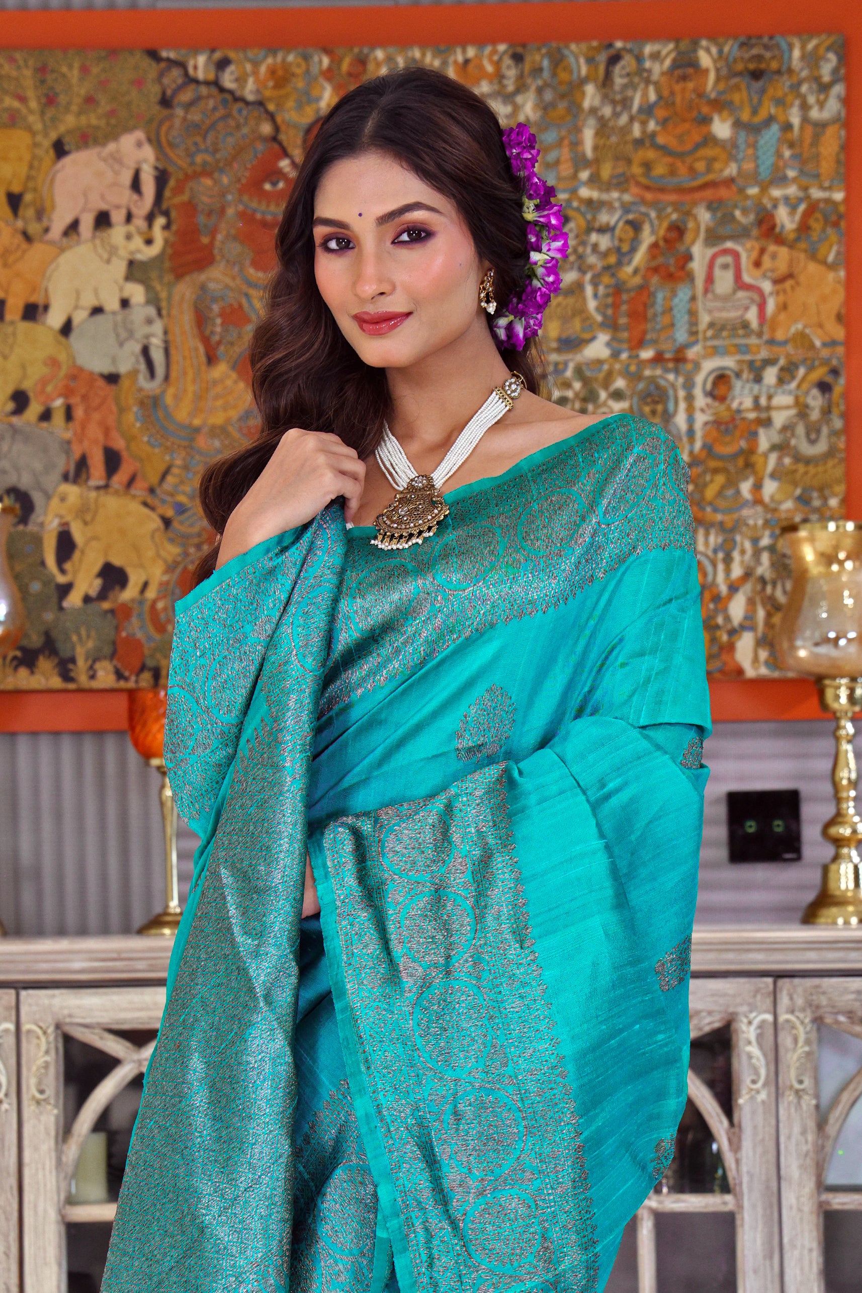 Raw Silk Banarasi