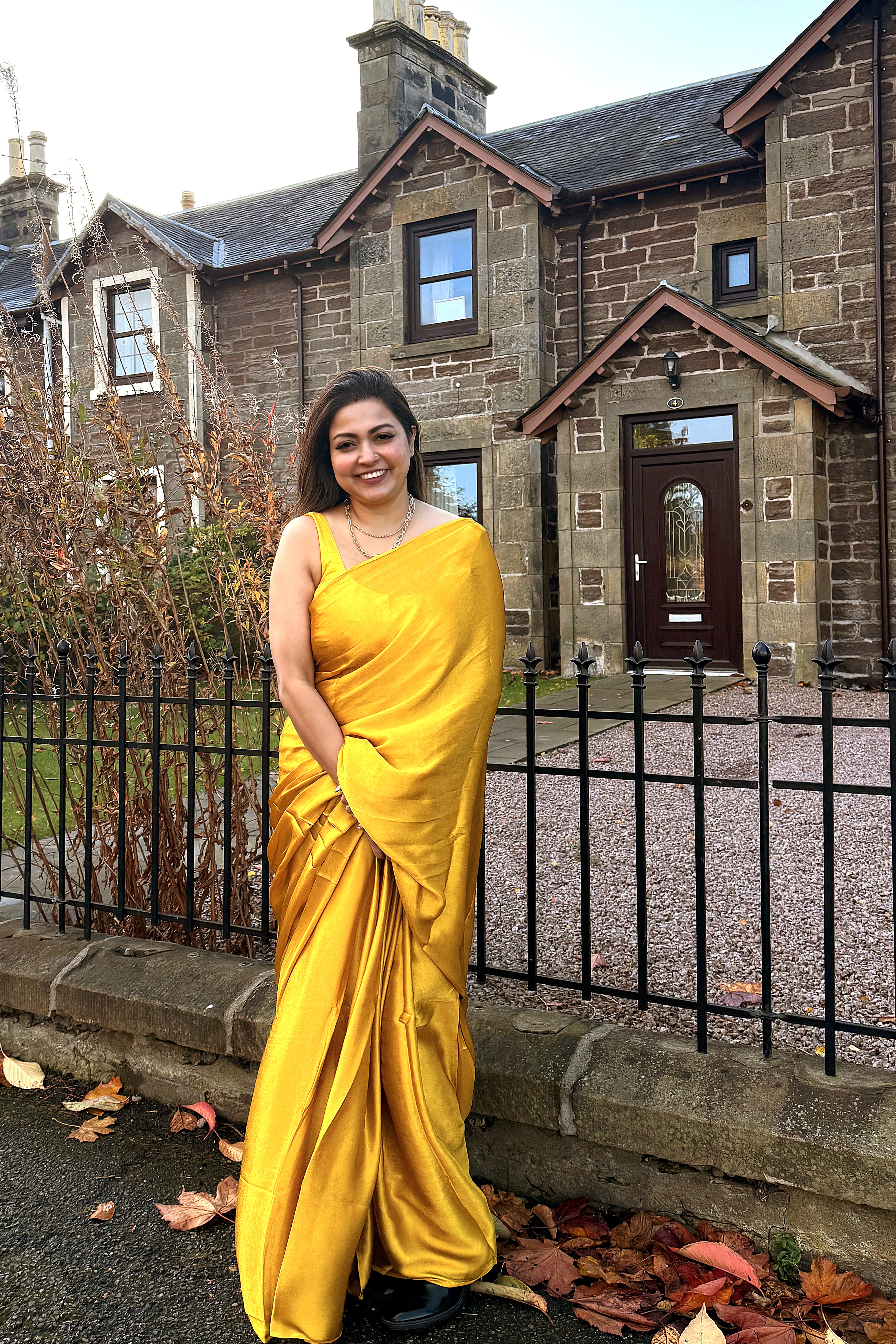 Crepe Satin Saree