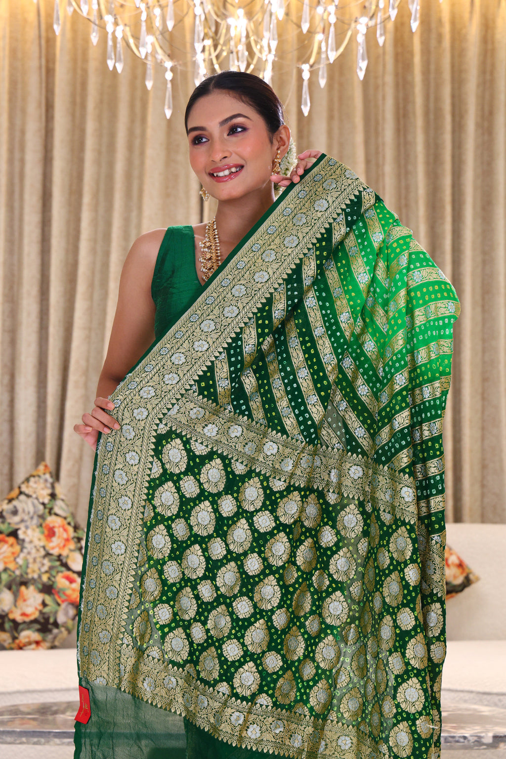 Pure Bandhej Khaddi