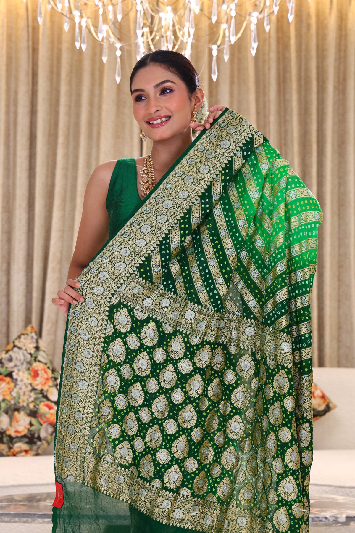 Pure Bandhej Khaddi