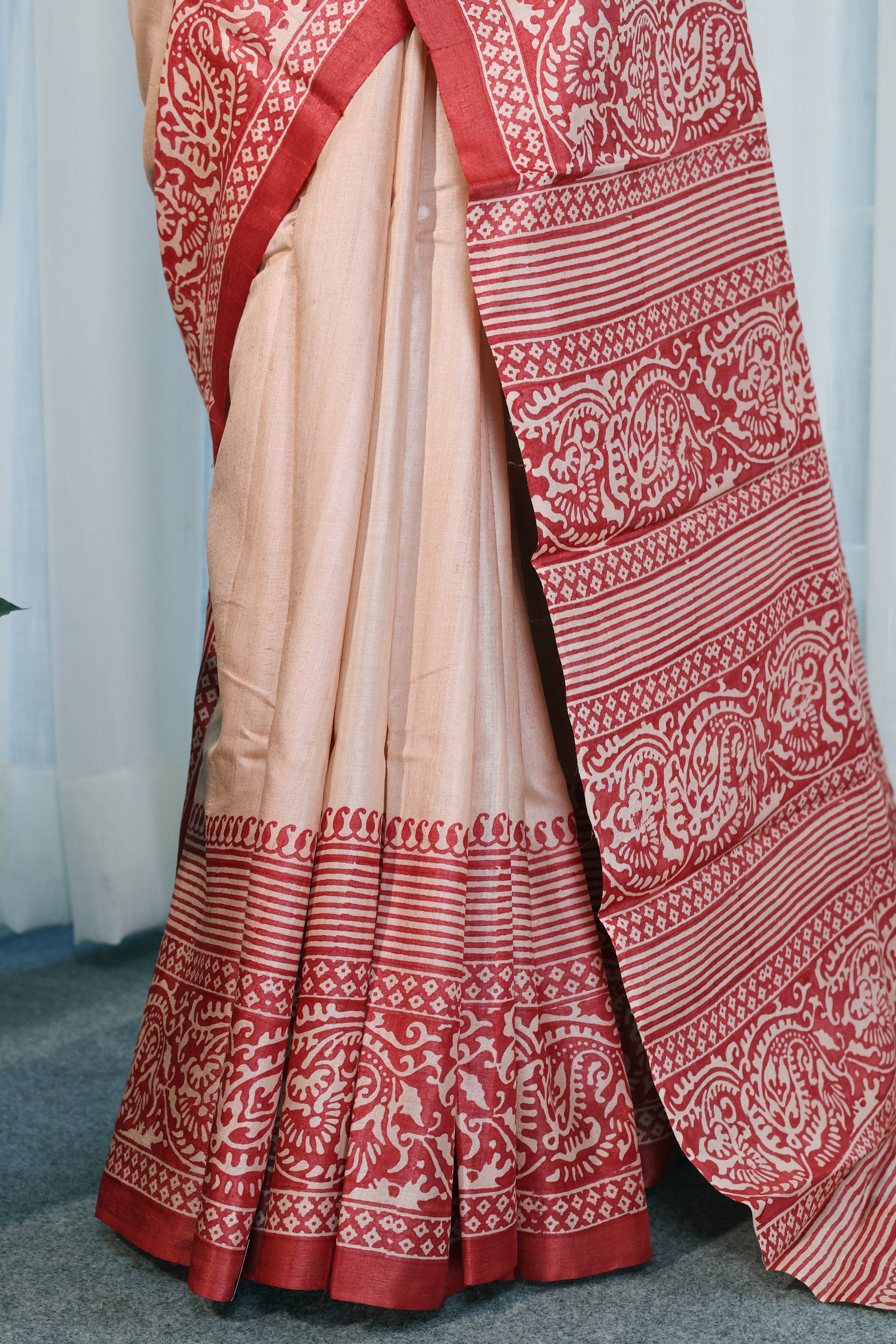 Katan Silk Block Print