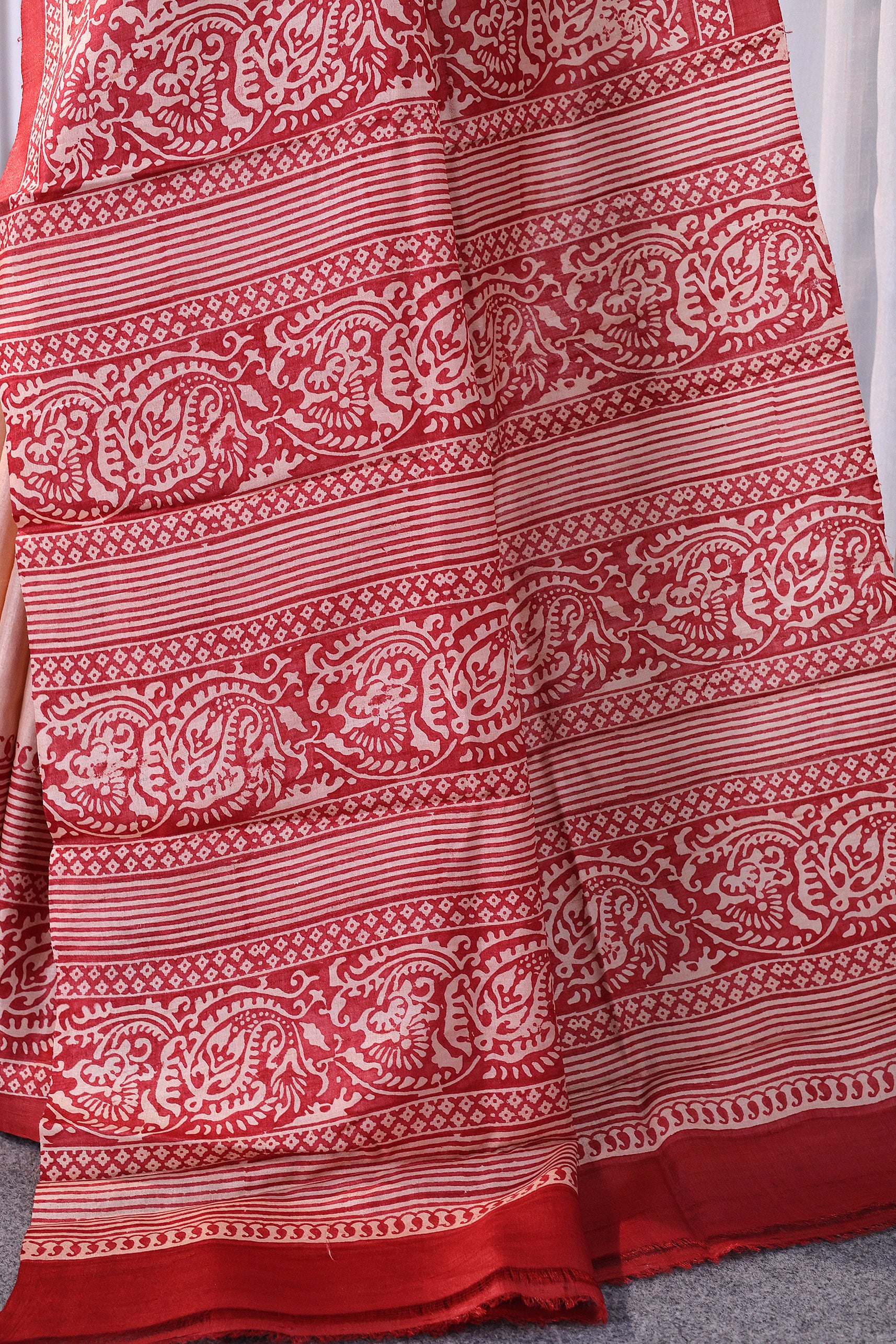 Katan Silk Block Print