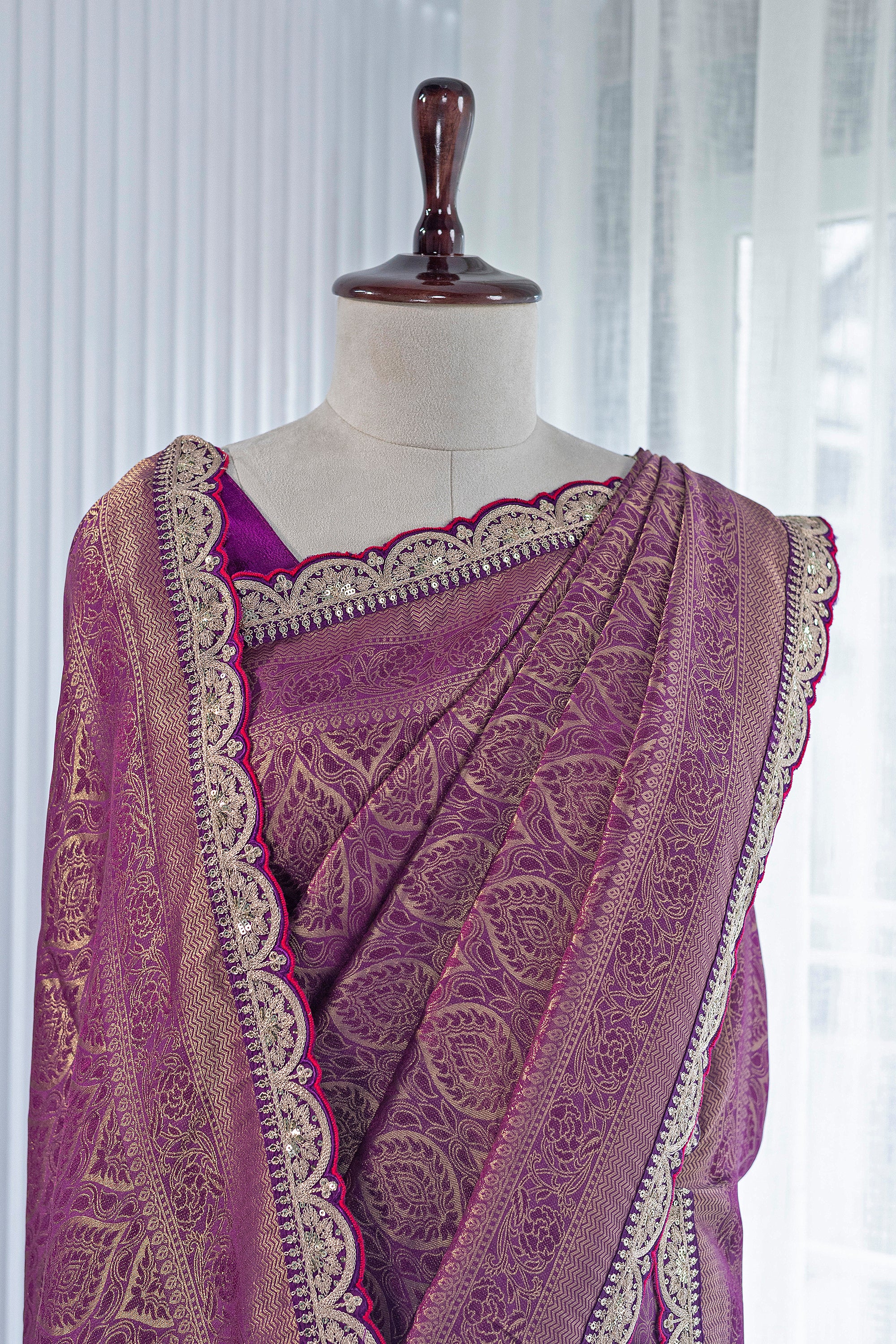 Brocade Semi Silk