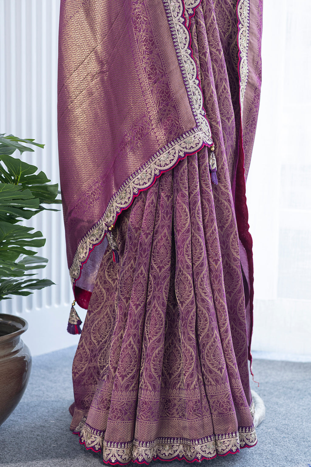 Brocade Semi Silk