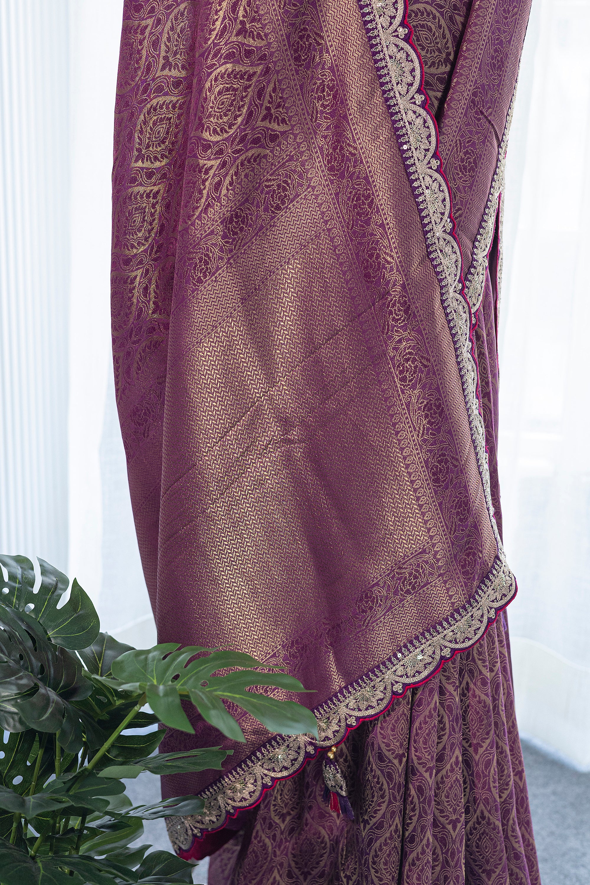 Brocade Semi Silk