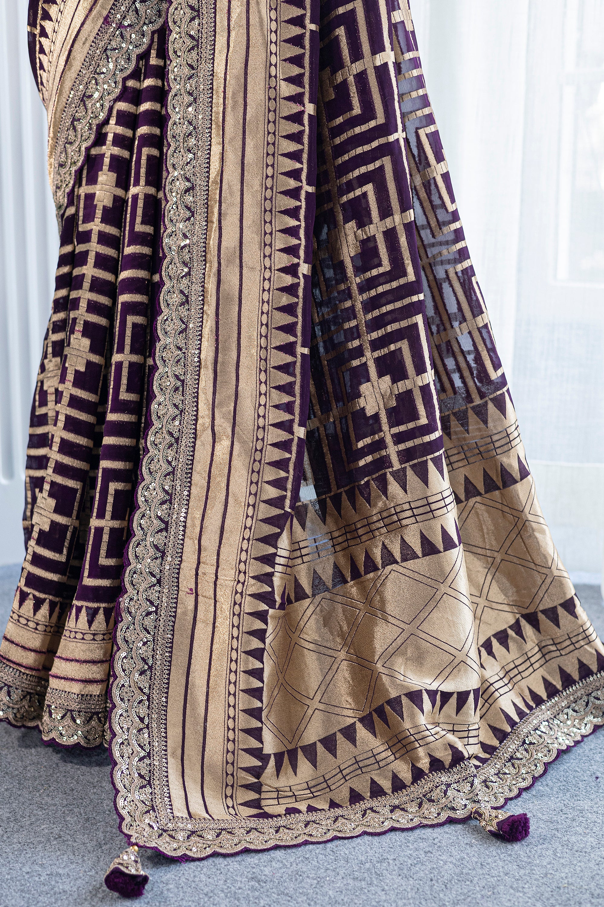 Semi Khaddi Banarasi