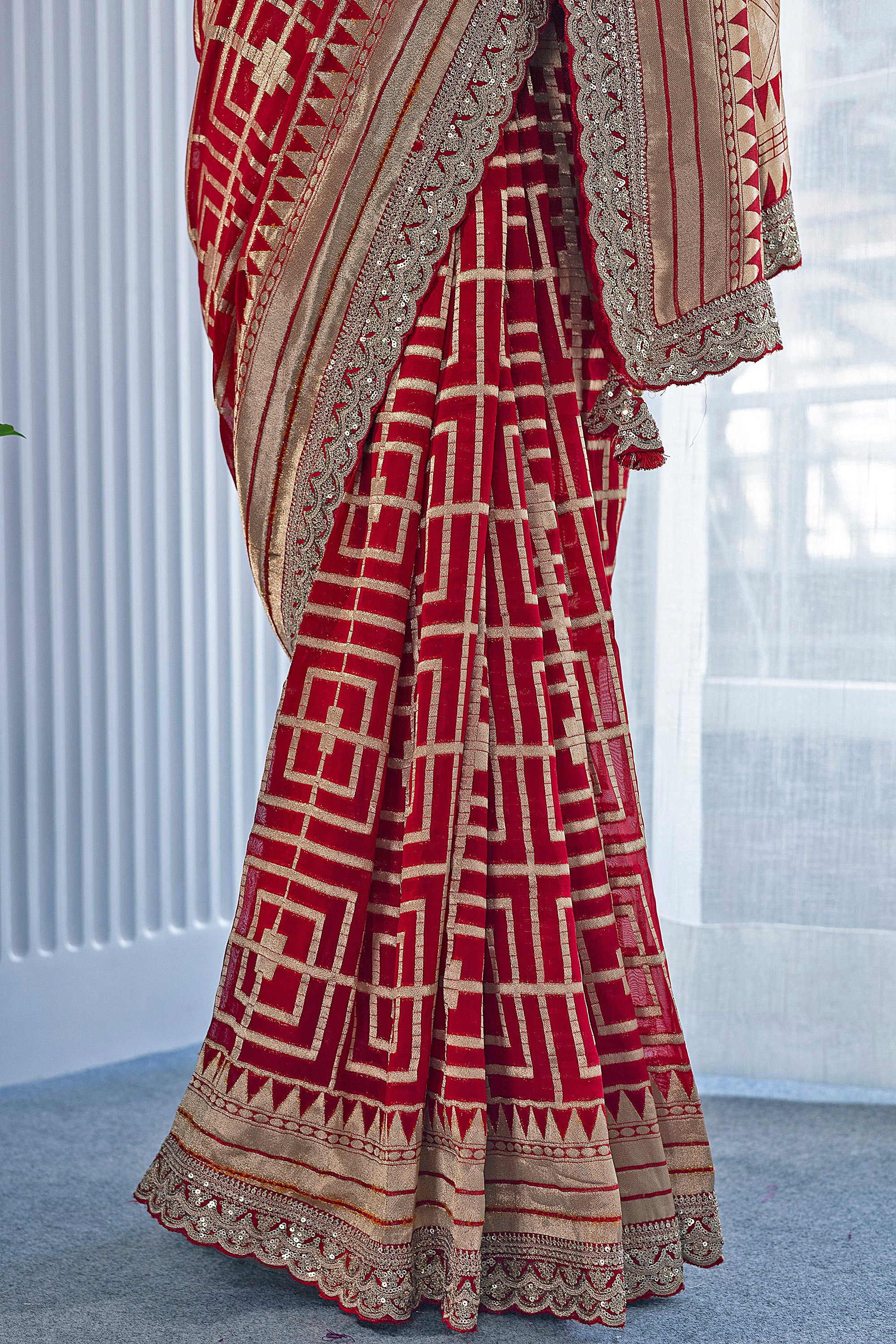 Semi Khaddi Banarasi