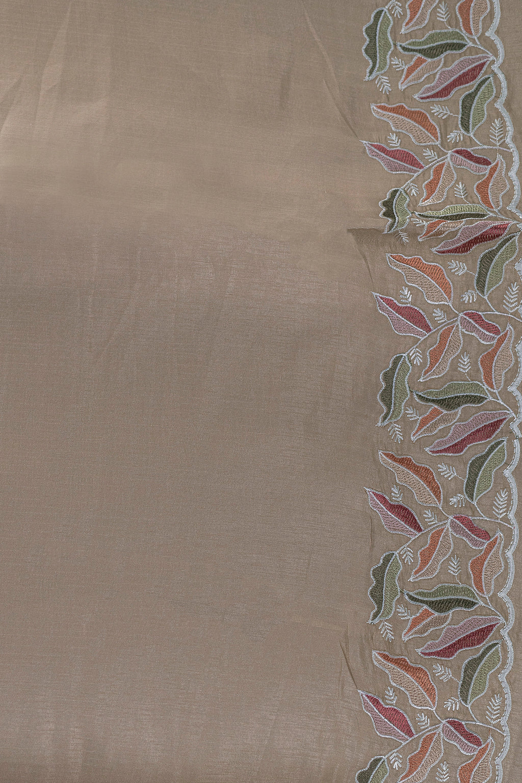 Semi Tussar Embroidery