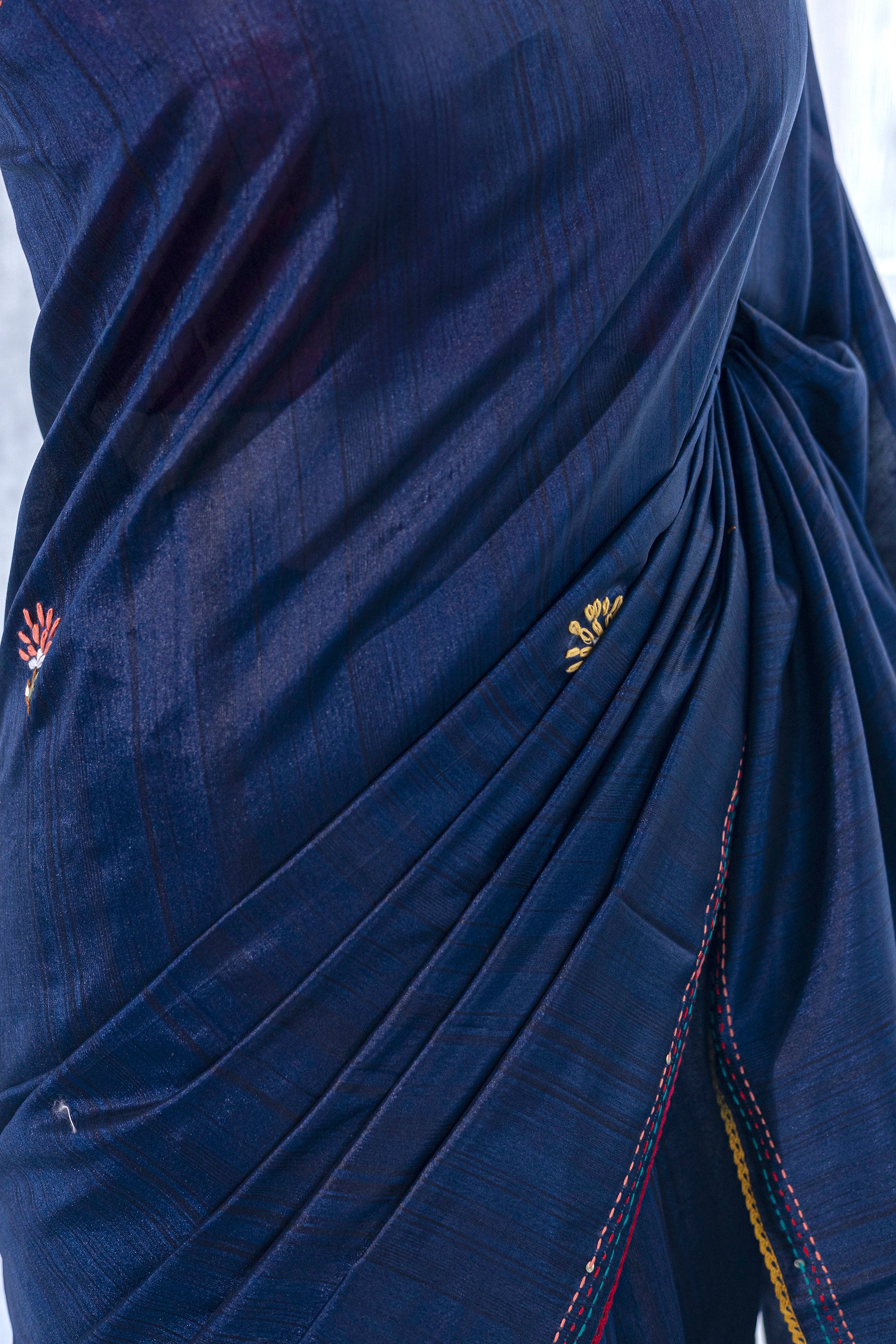 Semi Tussar Handwork