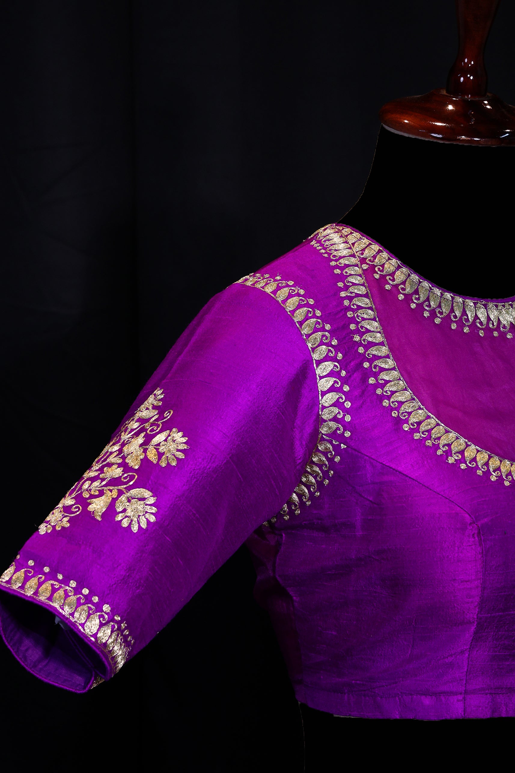 Raw Silk Pitazari Work