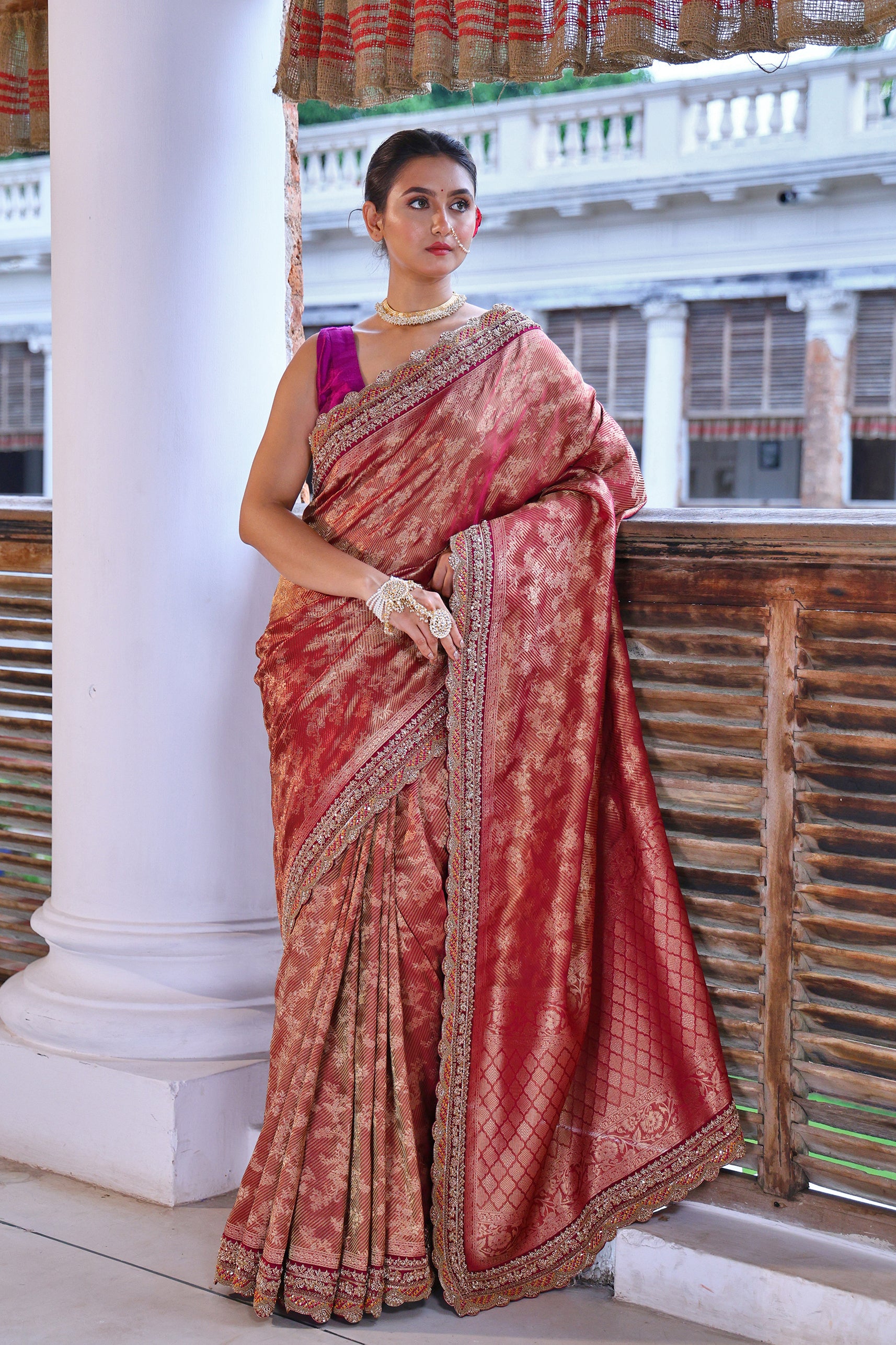 Exclusive Tissue Banarasi Zardosi Work