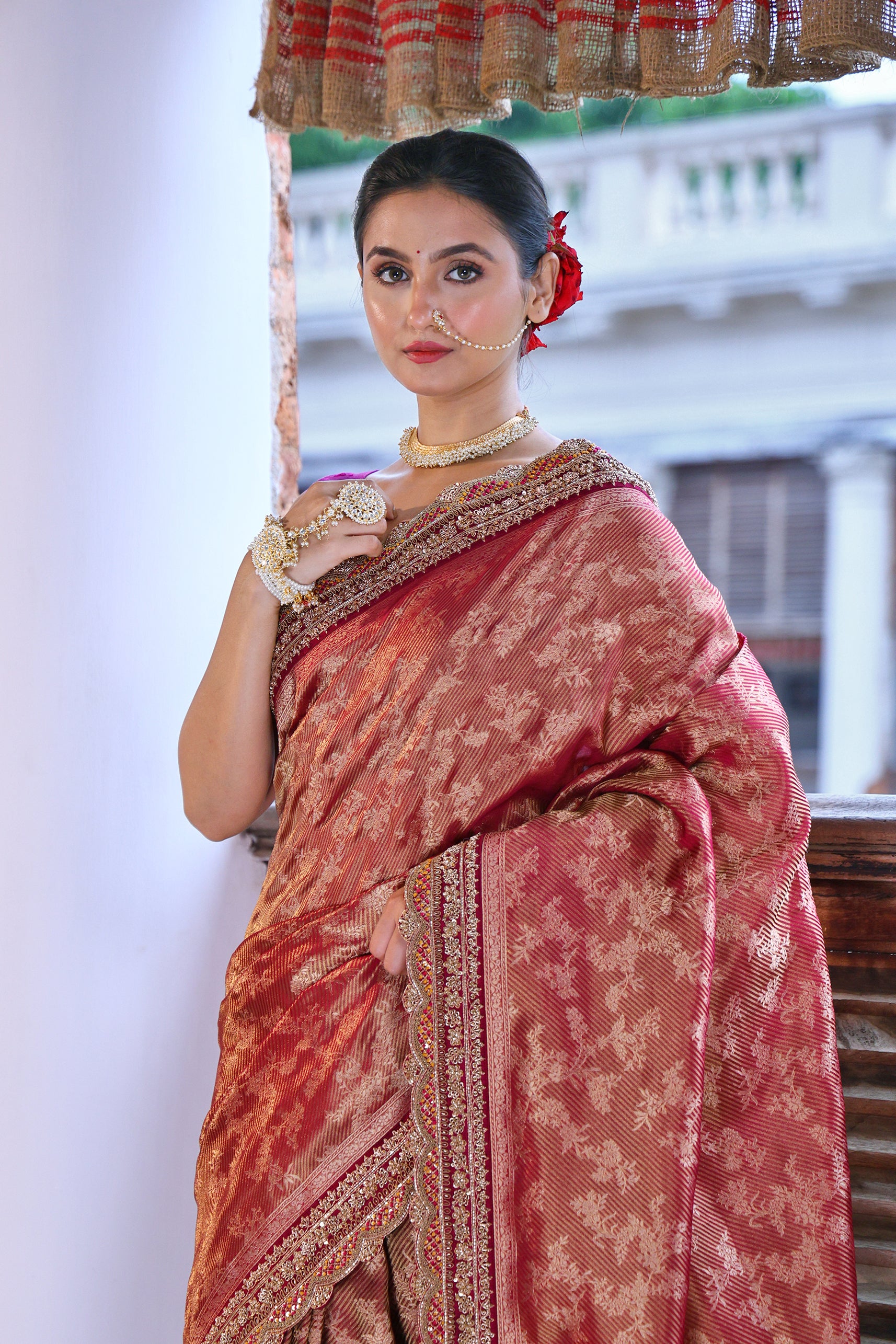 Exclusive Tissue Banarasi Zardosi Work