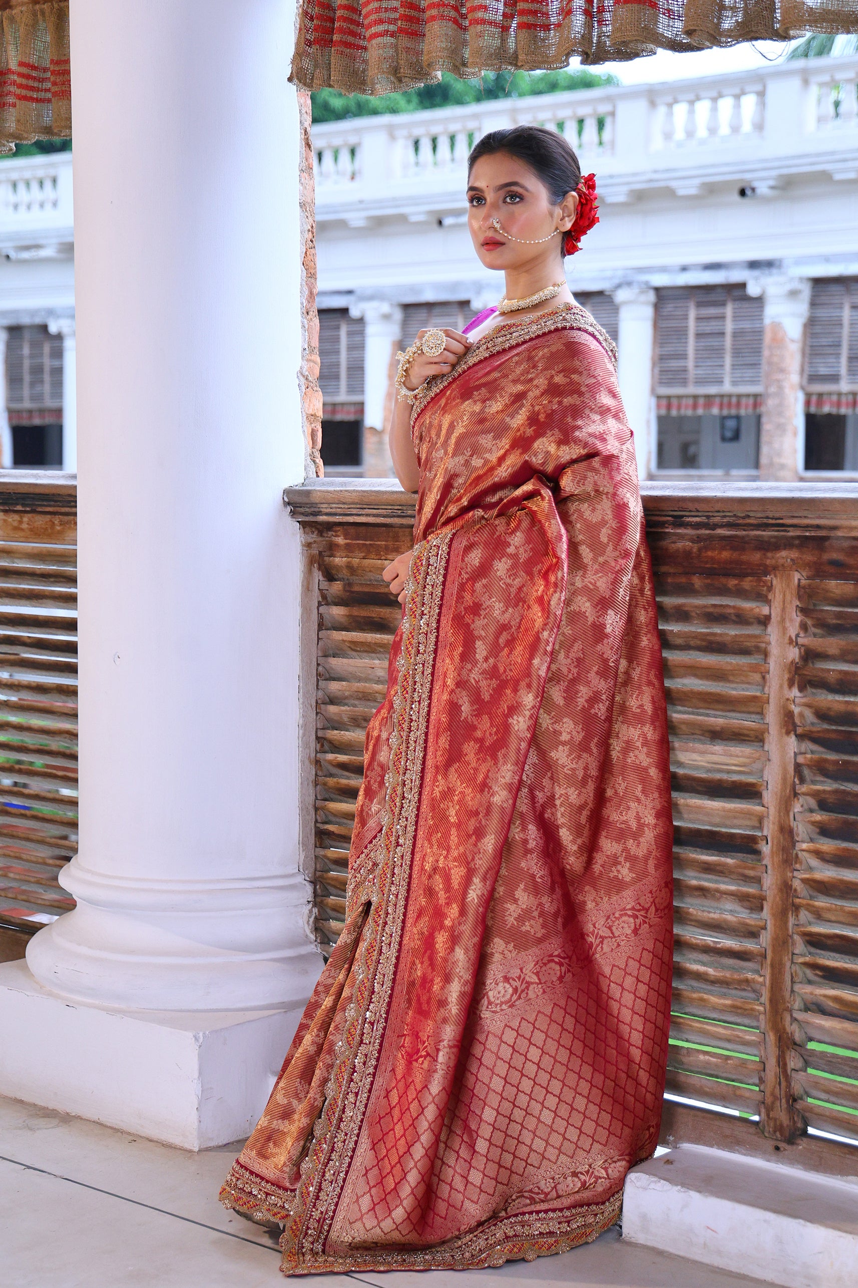 Exclusive Tissue Banarasi Zardosi Work