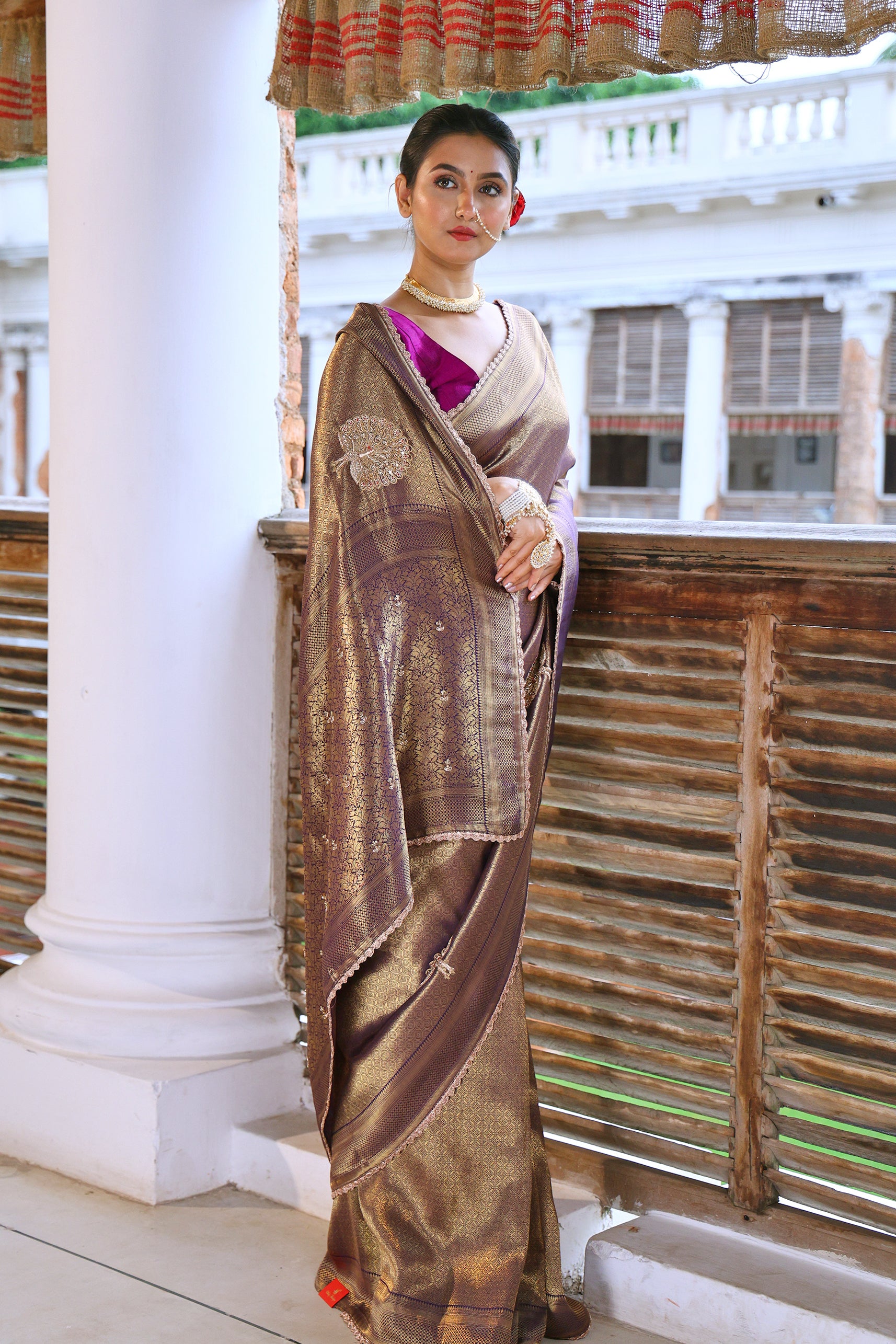 Exclusive Tissue Banarasi Zardosi Work