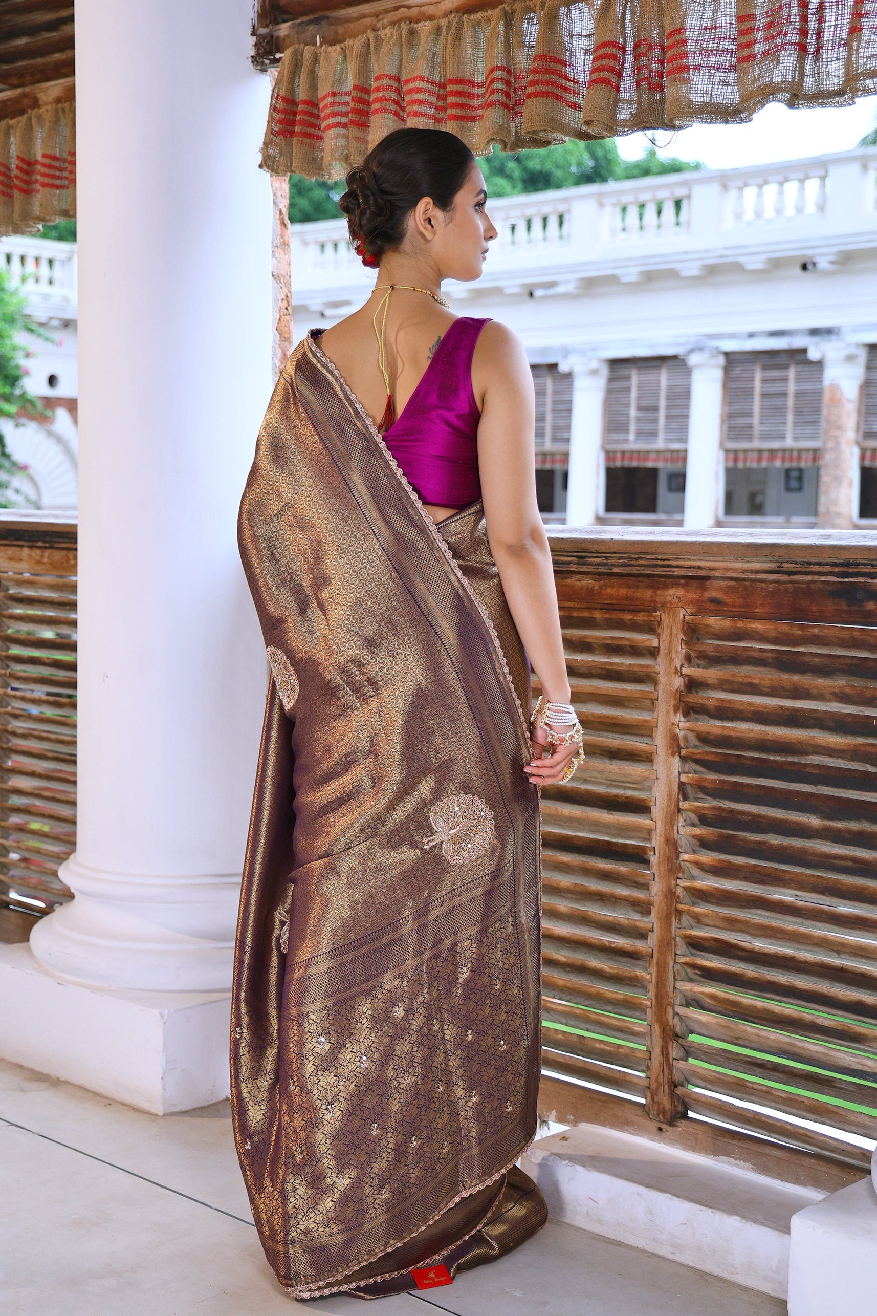 Exclusive Tissue Banarasi Zardosi Work