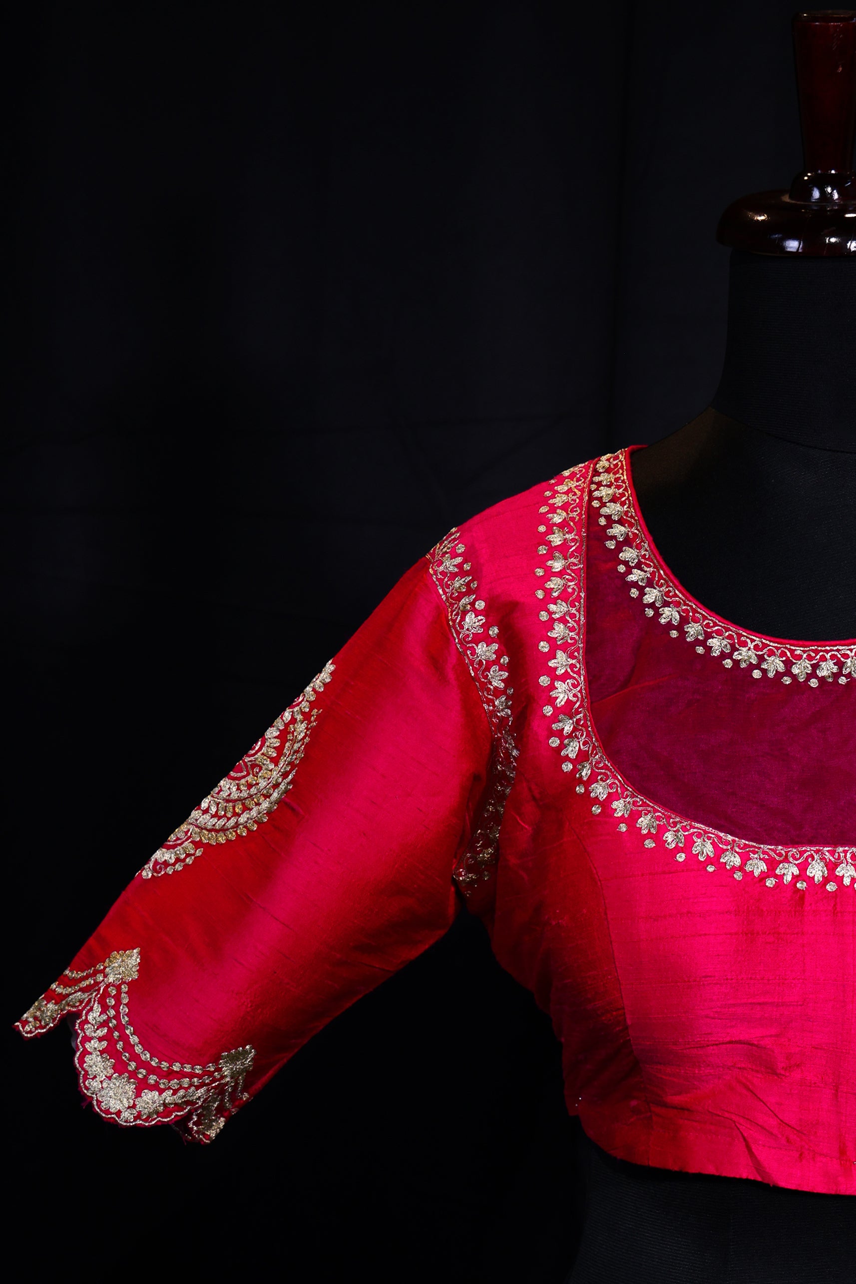Raw Silk Pitazari Work