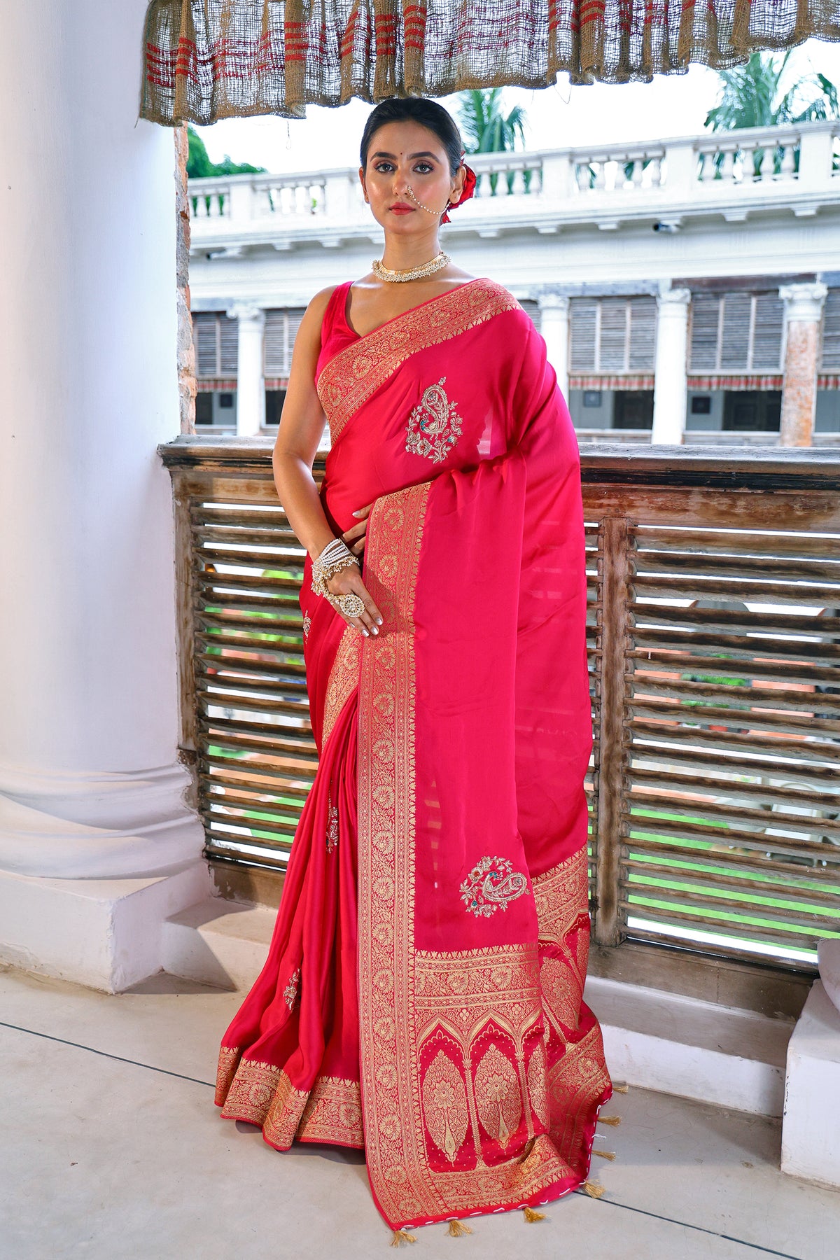 Satin Zardosi Work