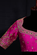 Raw Silk Zardosi Work