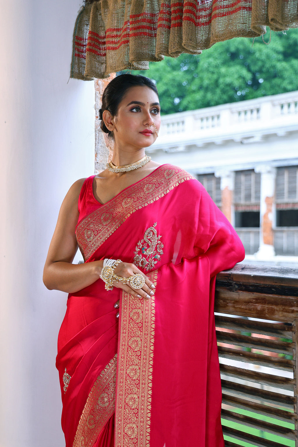 Satin Zardosi Work