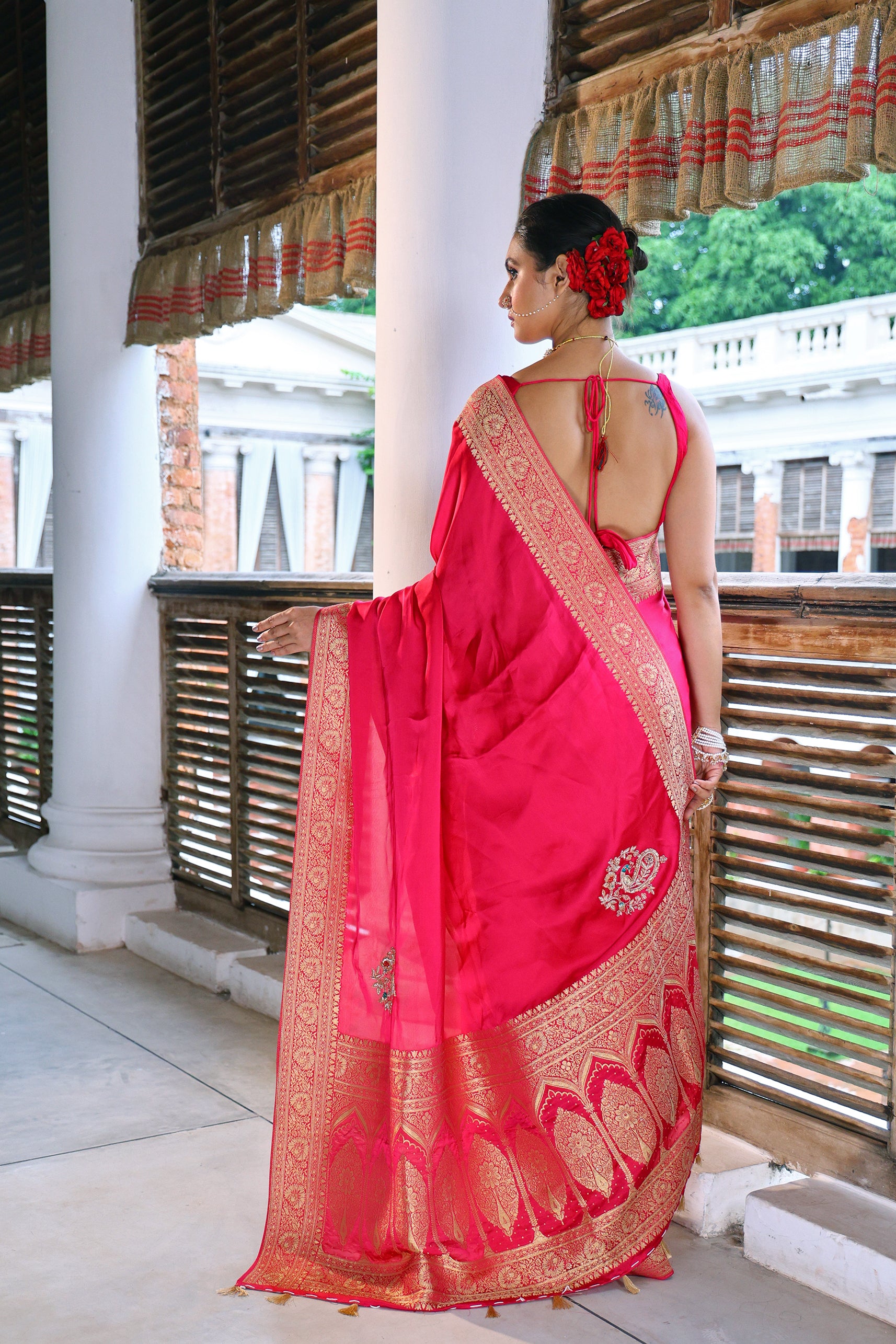 Satin Zardosi Work