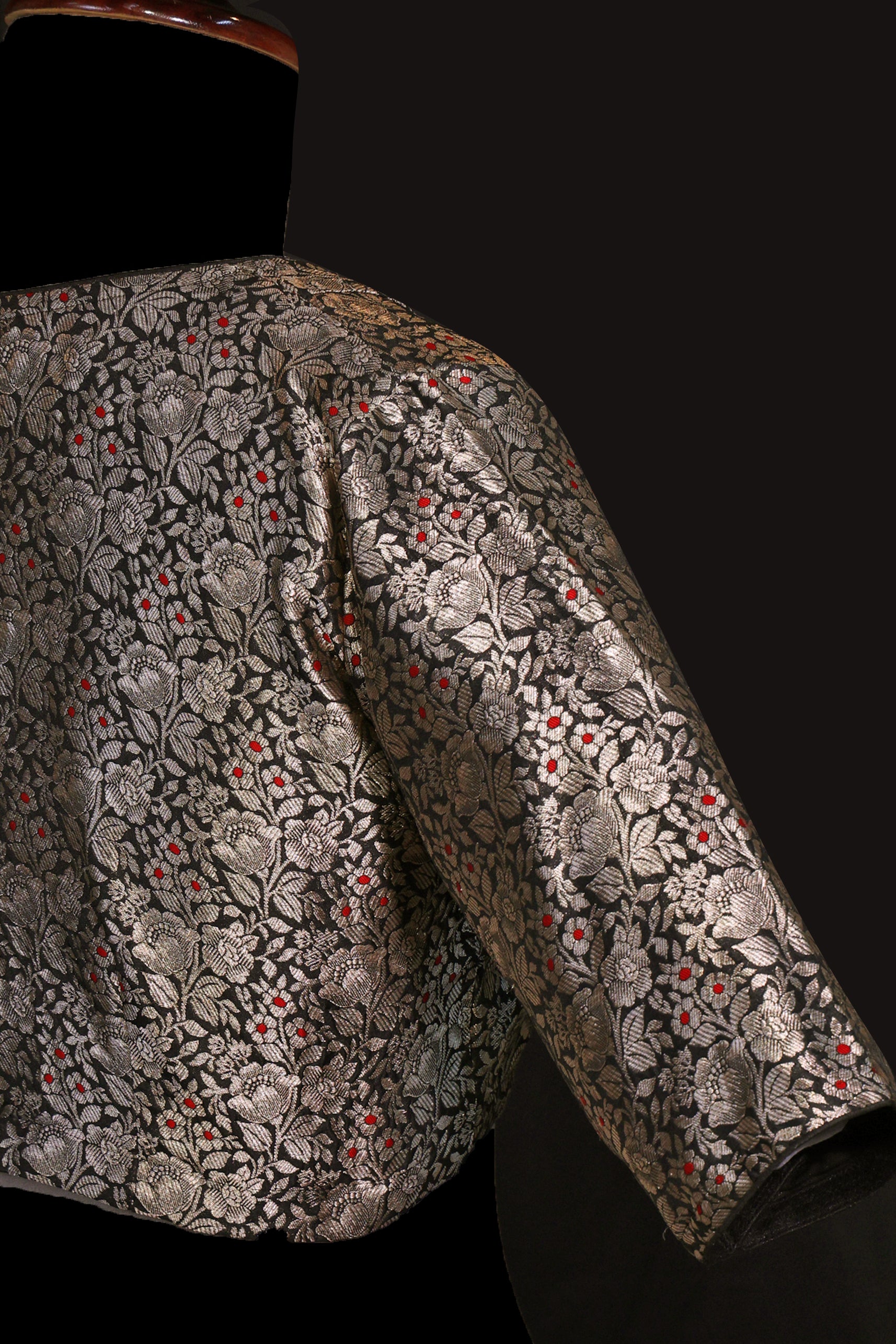 Katan Silk Brocade Blouse