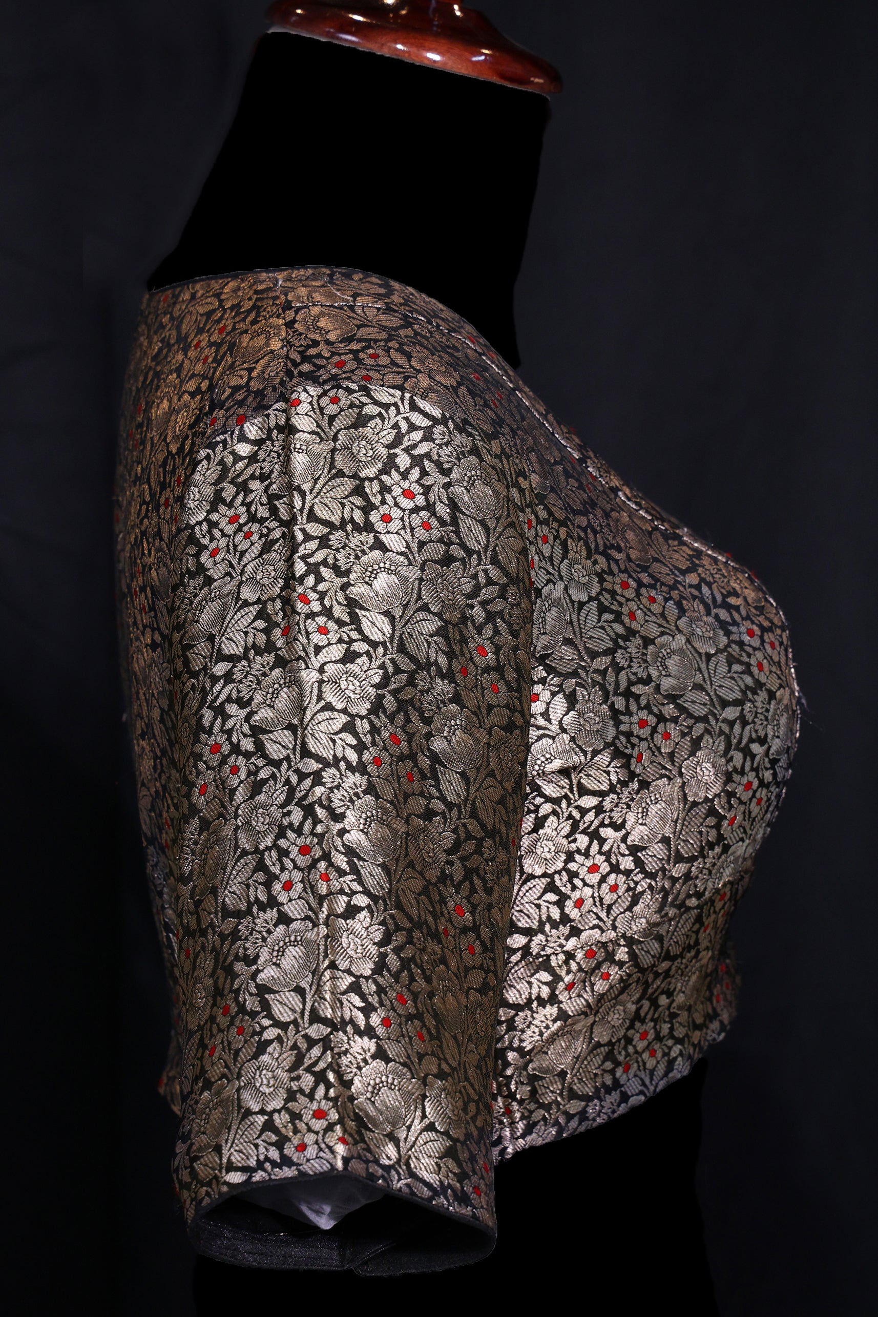 Katan Silk Brocade Blouse