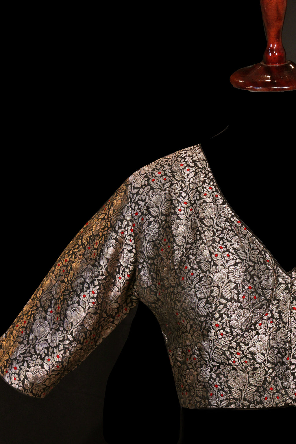 Katan Silk Brocade Blouse