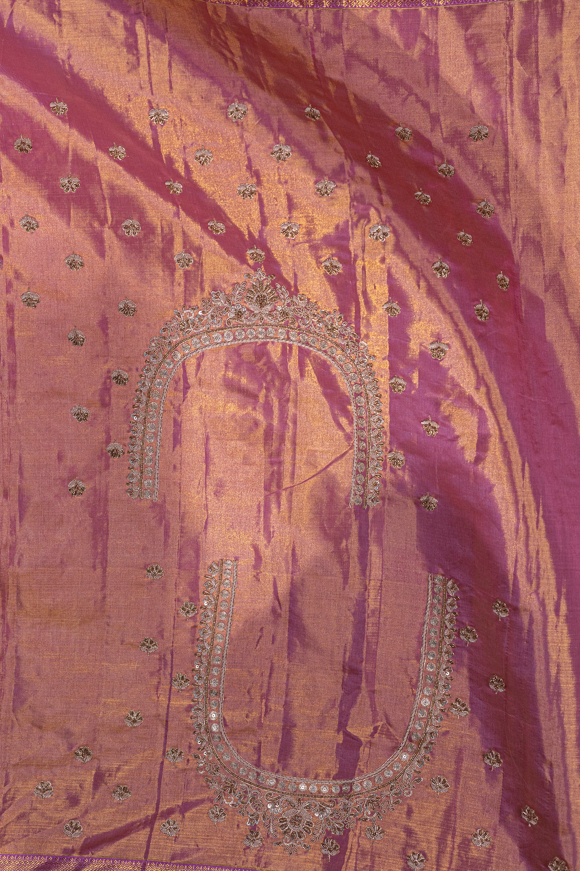 Exclusive Tissue Kanjivaram Zardosi Work