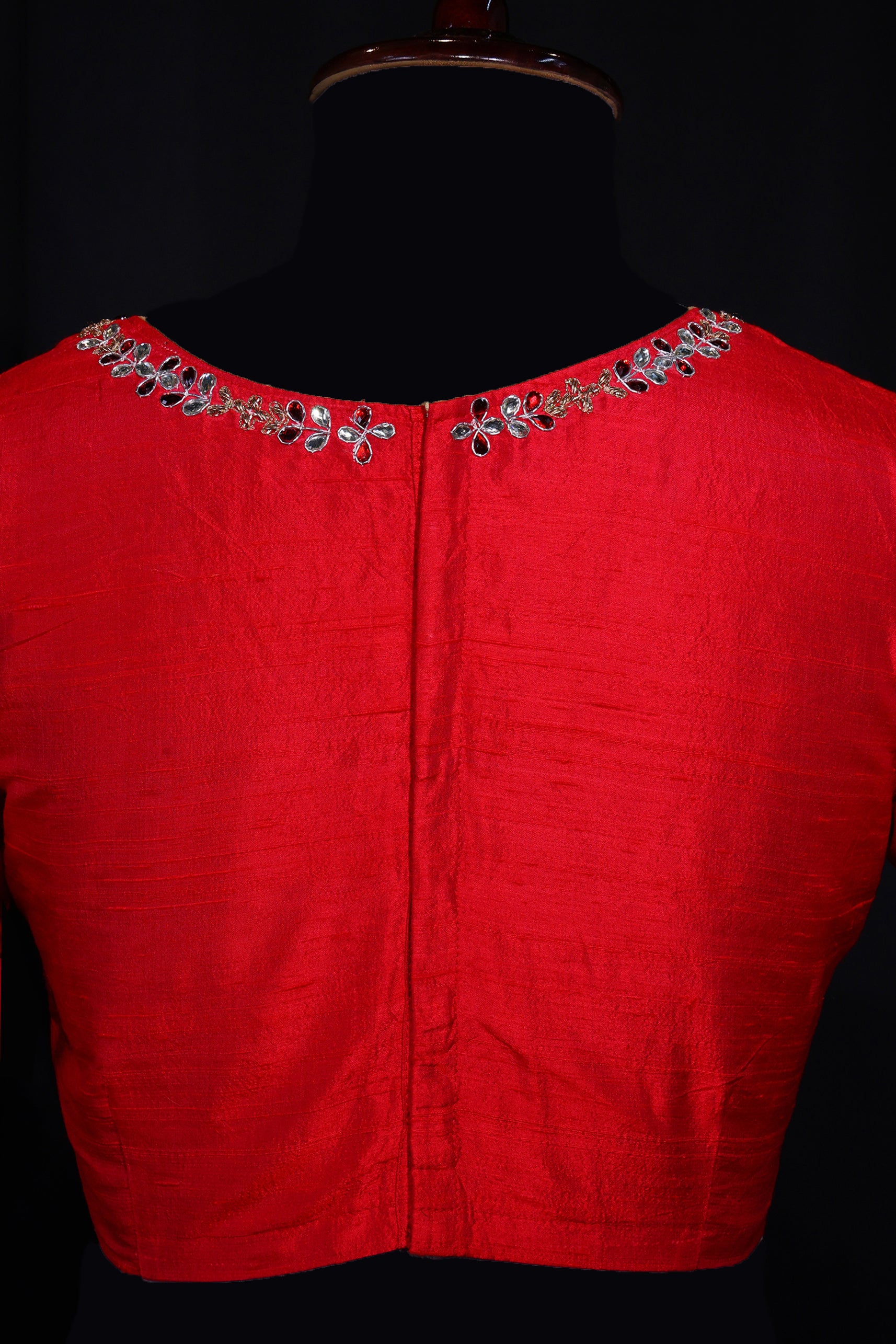 Raw Silk Zardosi Work