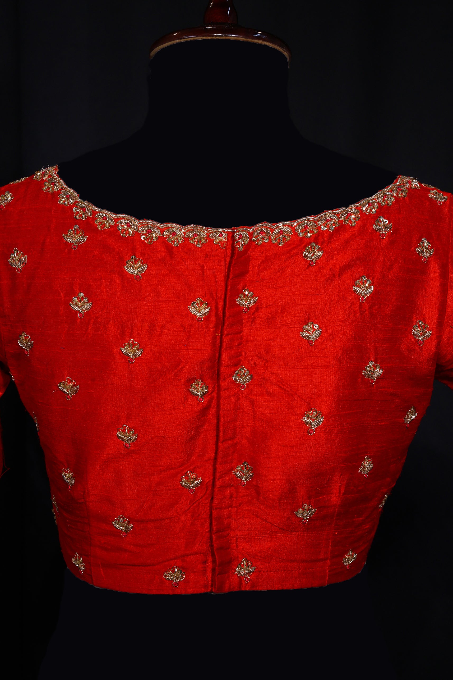 Raw Silk Zardosi Work