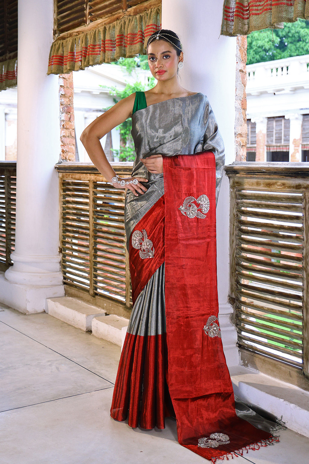 Tissue Zardosi Work
