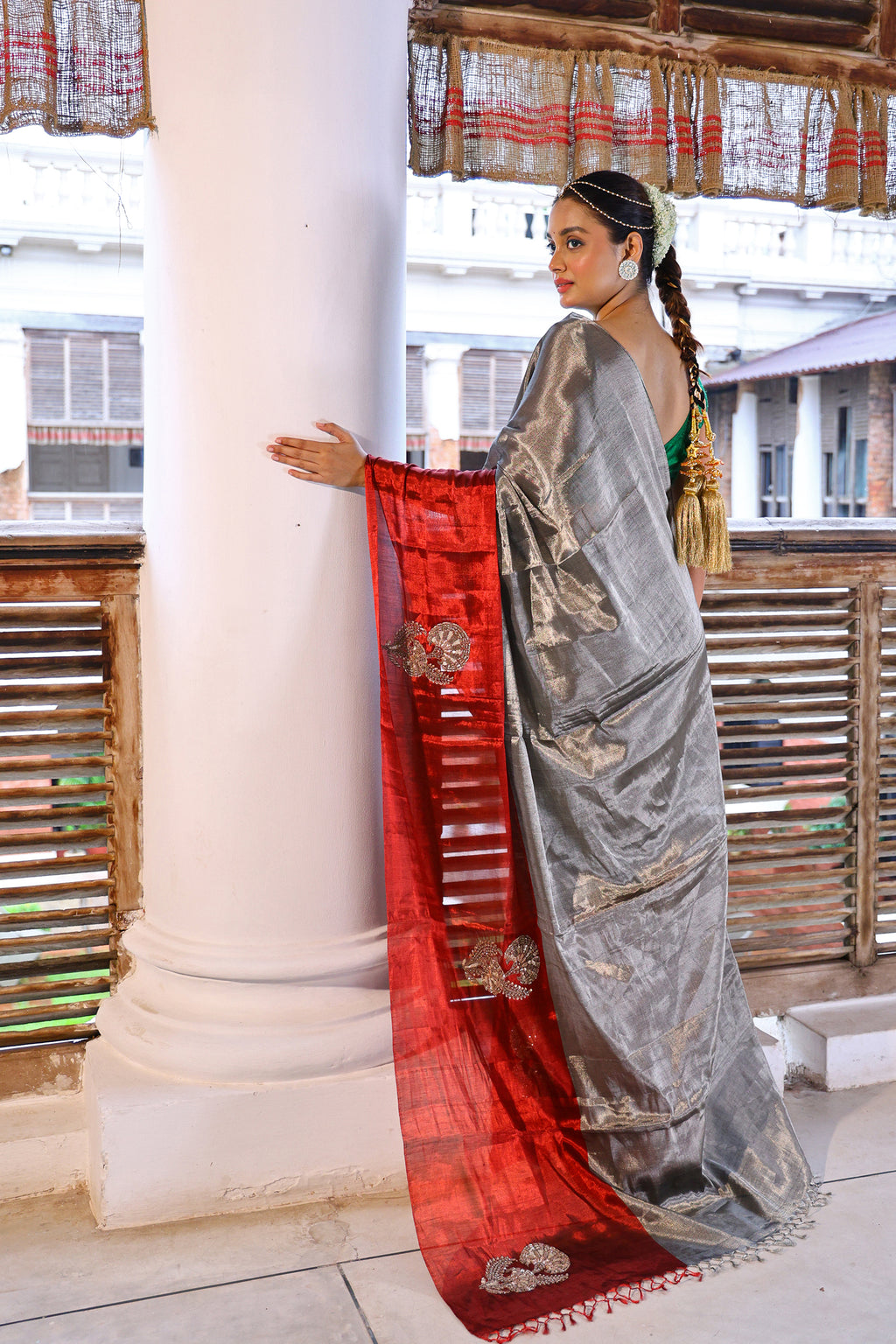Tissue Zardosi Work