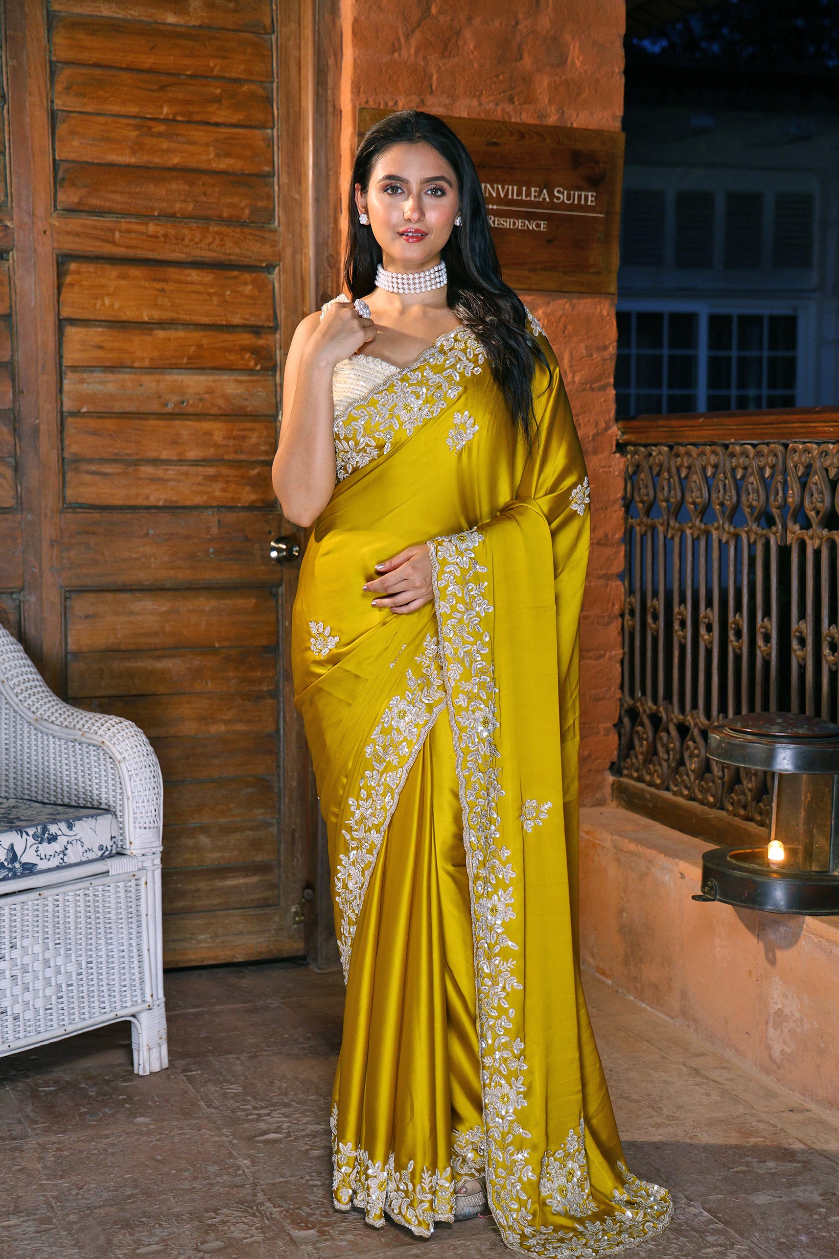 Satin Zardosi Work