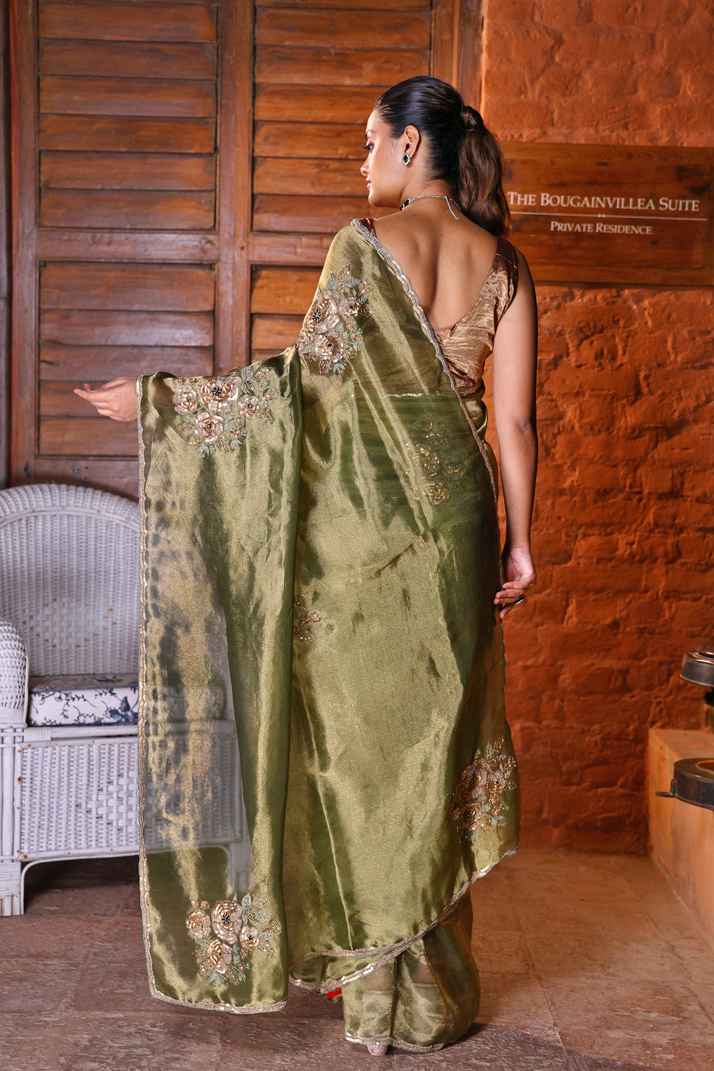 Tissue Zardosi Work