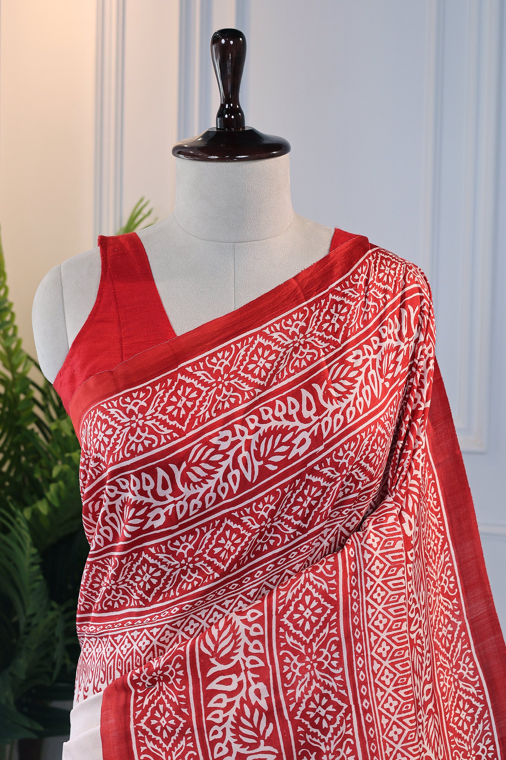 Katan Silk Block Print