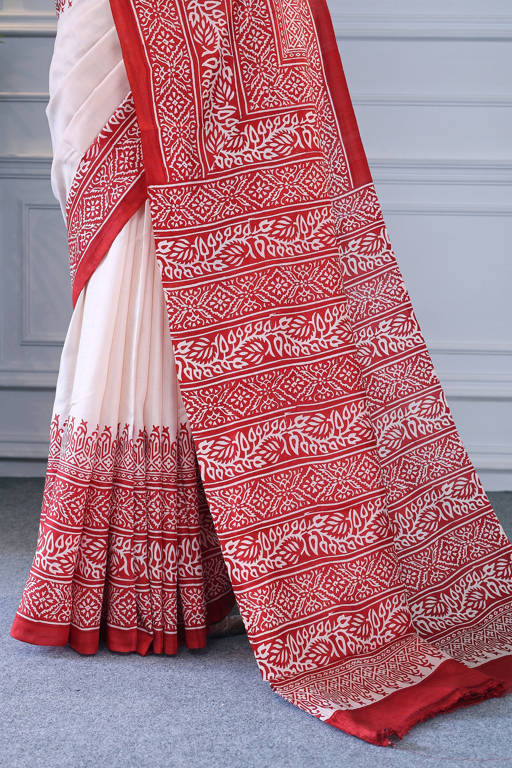 Katan Silk Block Print