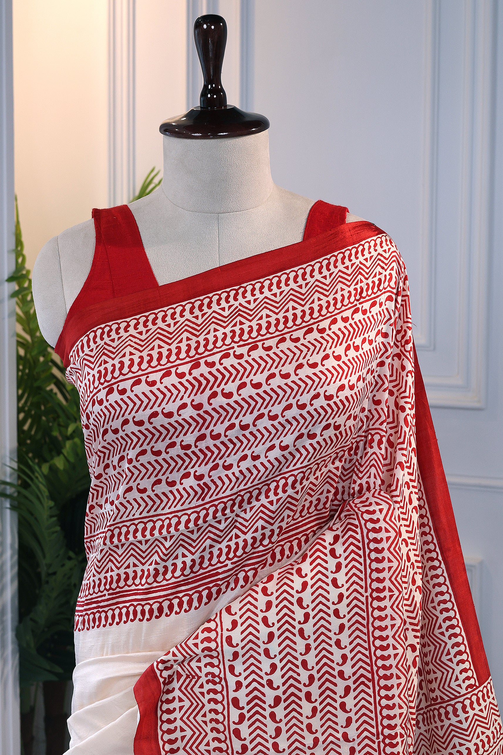 Katan Silk Block Print