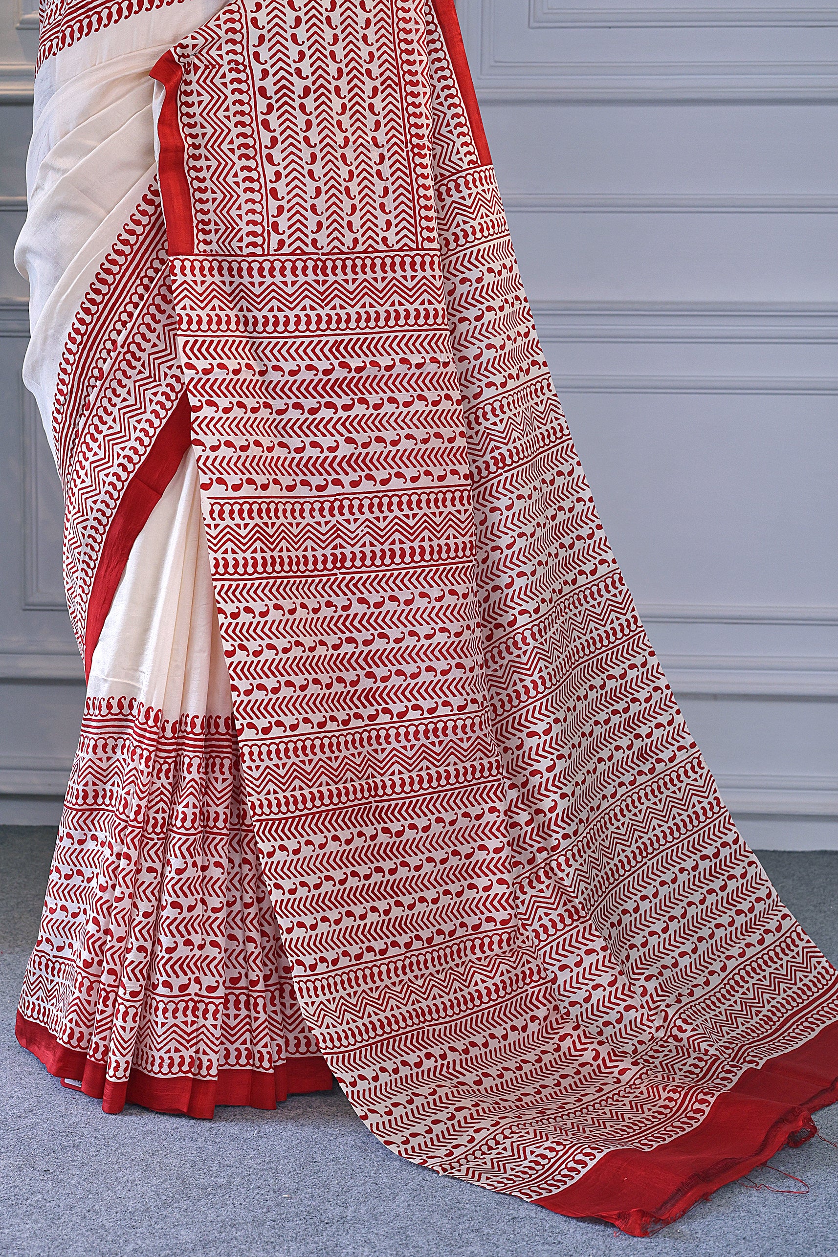 Katan Silk Block Print