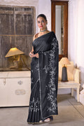 Tussar Hand Embroidery